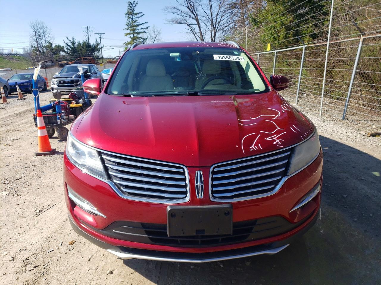 2015 Lincoln Mkc Red vin: 5LMTJ2AH9FUJ32226