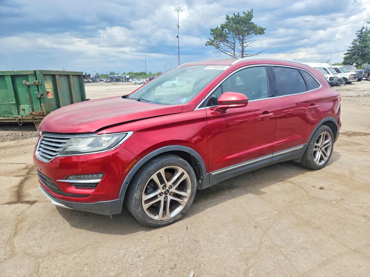 2015 Lincoln Mkc Red vin: 5LMTJ2AHXFUJ00501