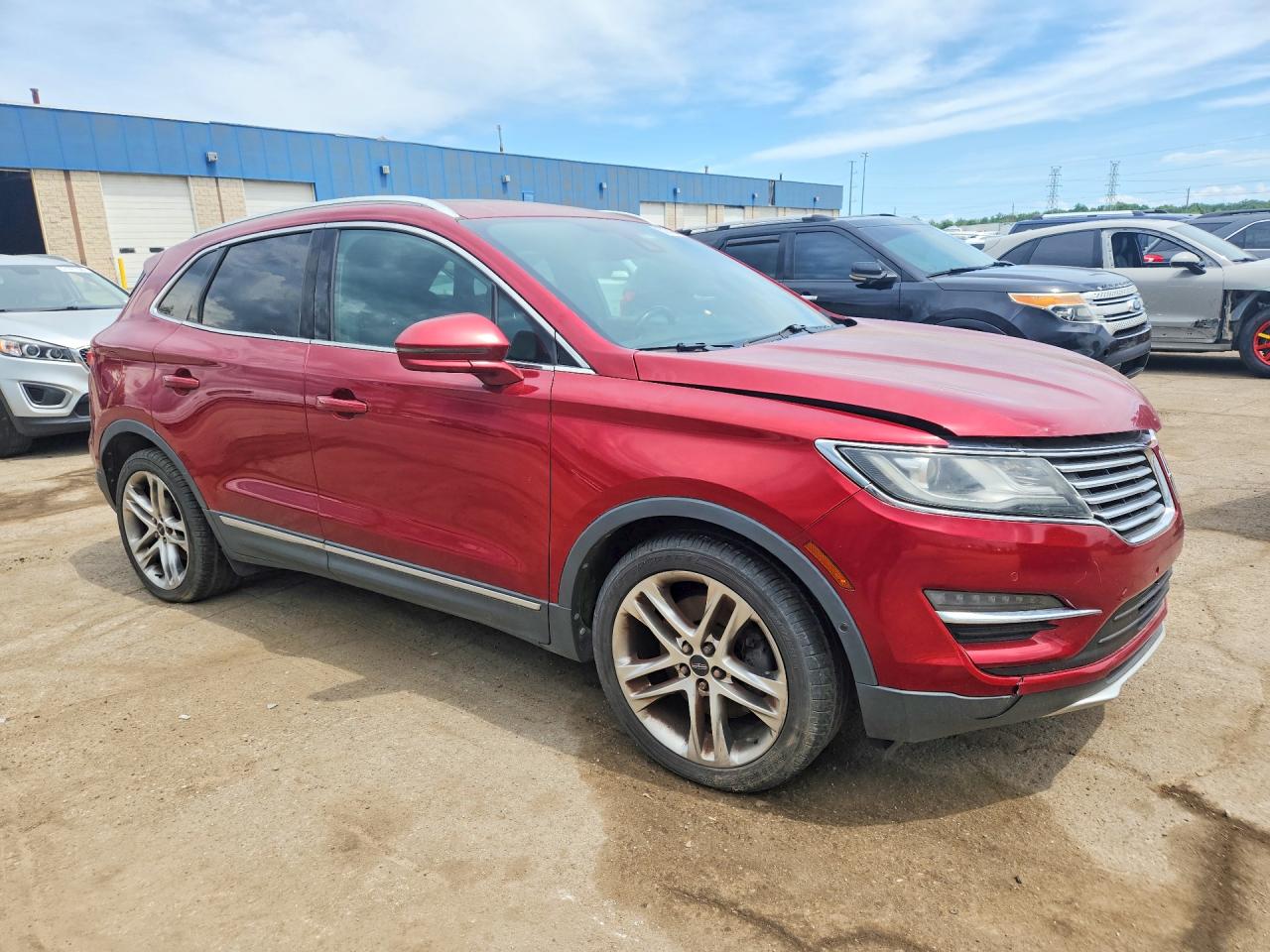 2015 Lincoln Mkc Red vin: 5LMTJ2AHXFUJ00501