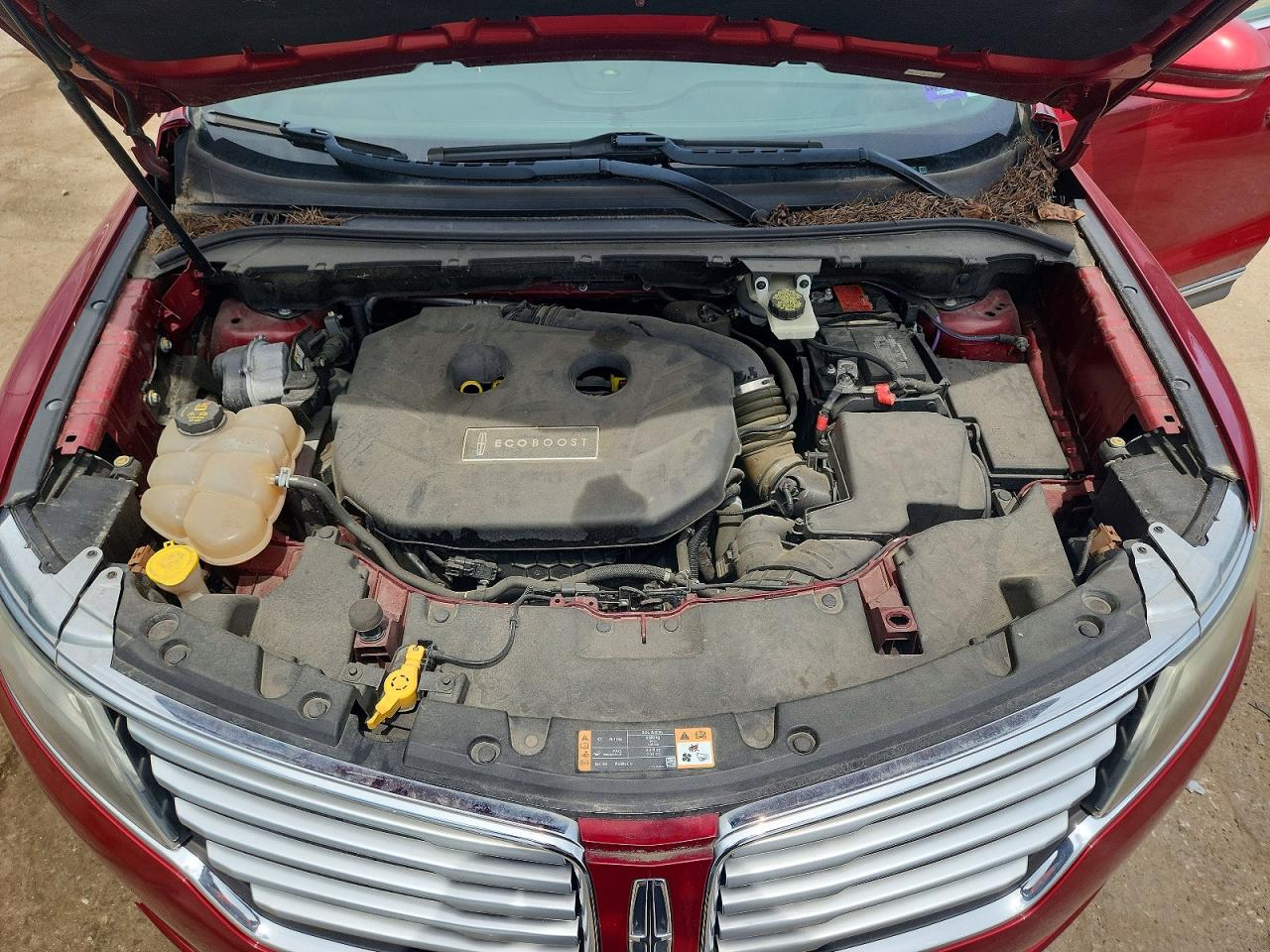 2015 Lincoln Mkc Red vin: 5LMTJ2AHXFUJ00501
