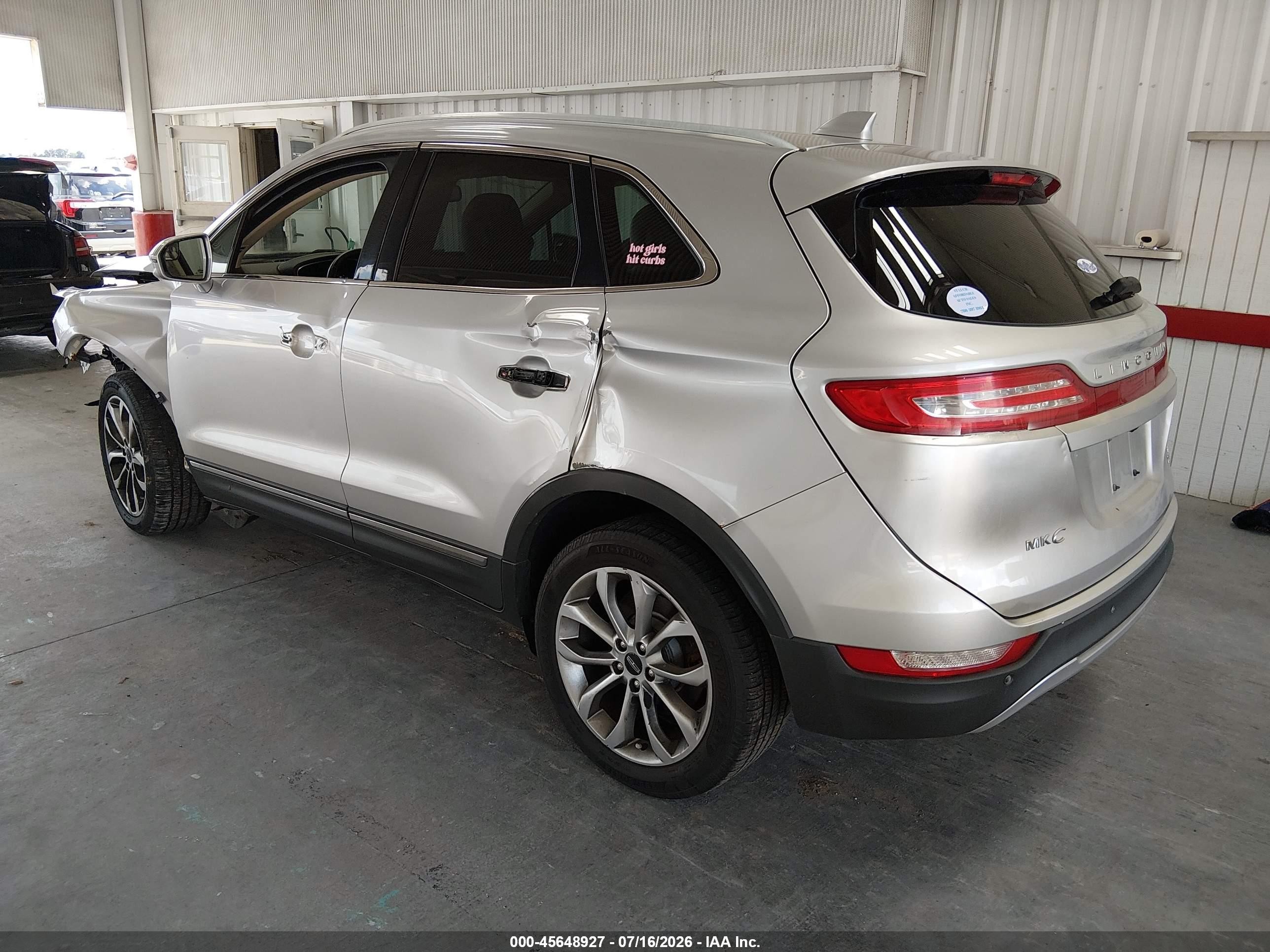 2015 Lincoln Mkc Серебряный vin: 5LMTJ2AHXFUJ09733