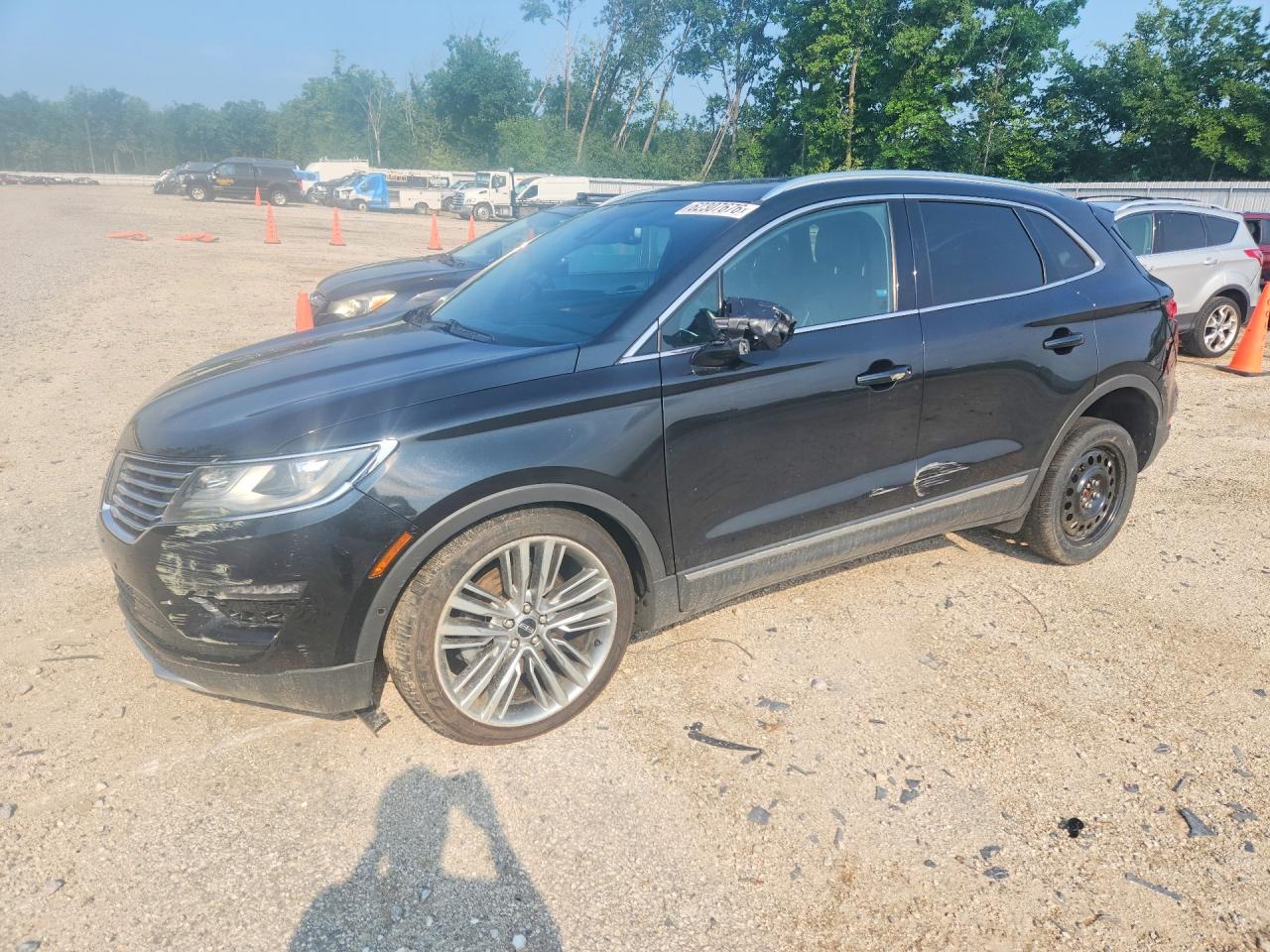 2015 Lincoln Mkc Black vin: 5LMTJ2AHXFUJ30386