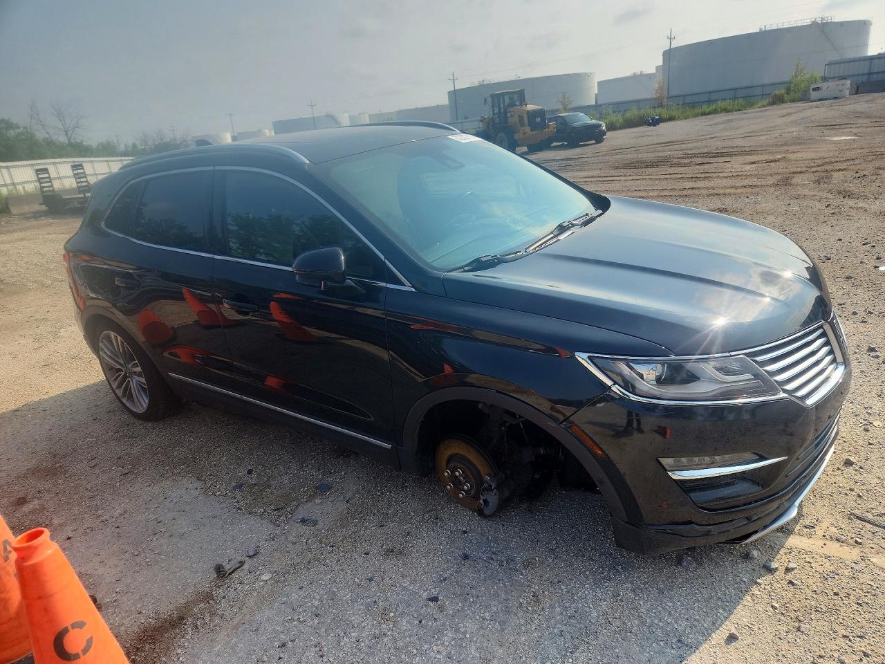 2015 Lincoln Mkc Black vin: 5LMTJ2AHXFUJ30386