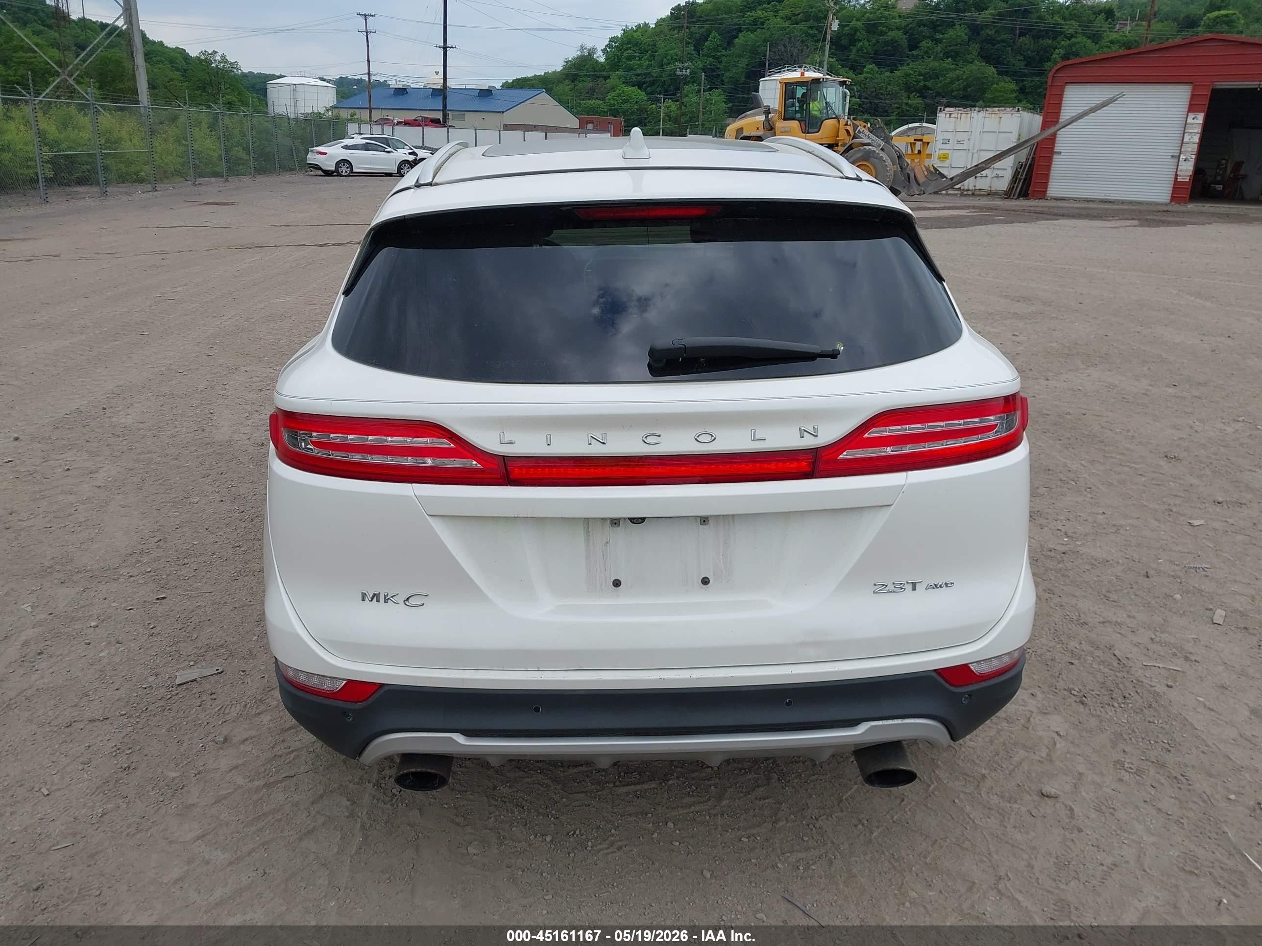 2017 Lincoln Mkc Reserve White vin: 5LMTJ3DH7HUL11787