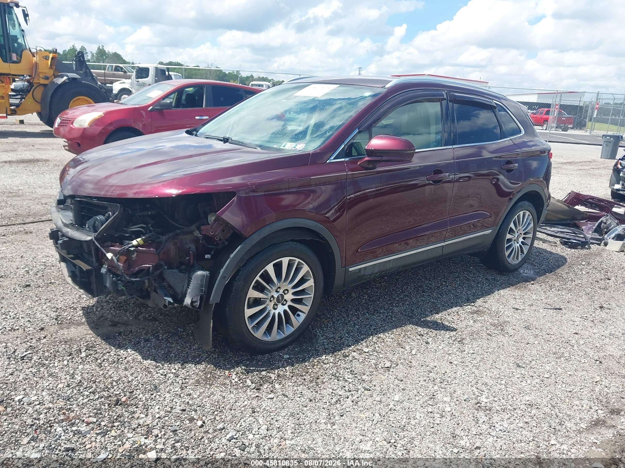 2017 Lincoln Mkc Reserve Maroon vin: 5LMTJ3DHXHUL32908