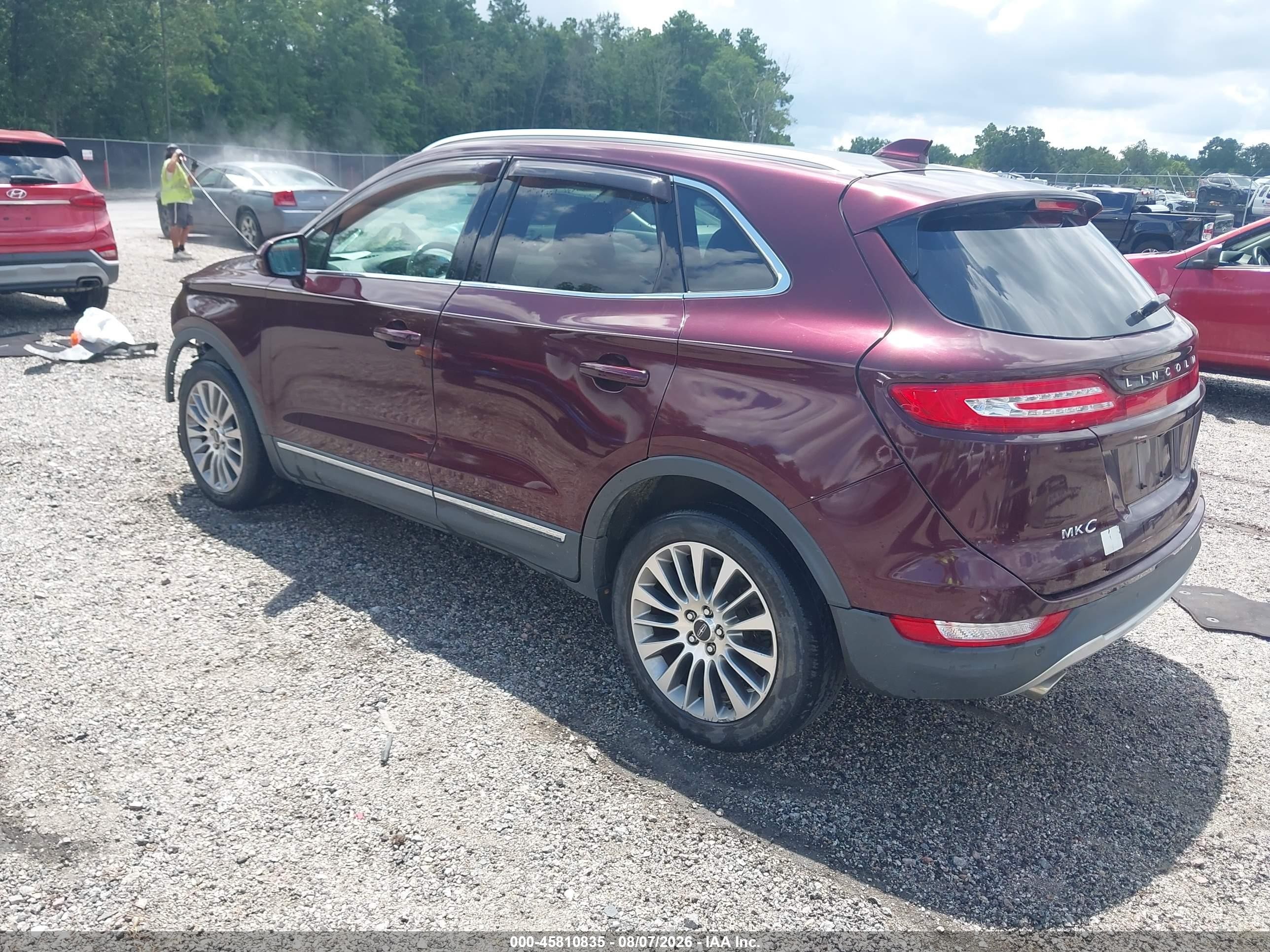 2017 Lincoln Mkc Reserve Maroon vin: 5LMTJ3DHXHUL32908