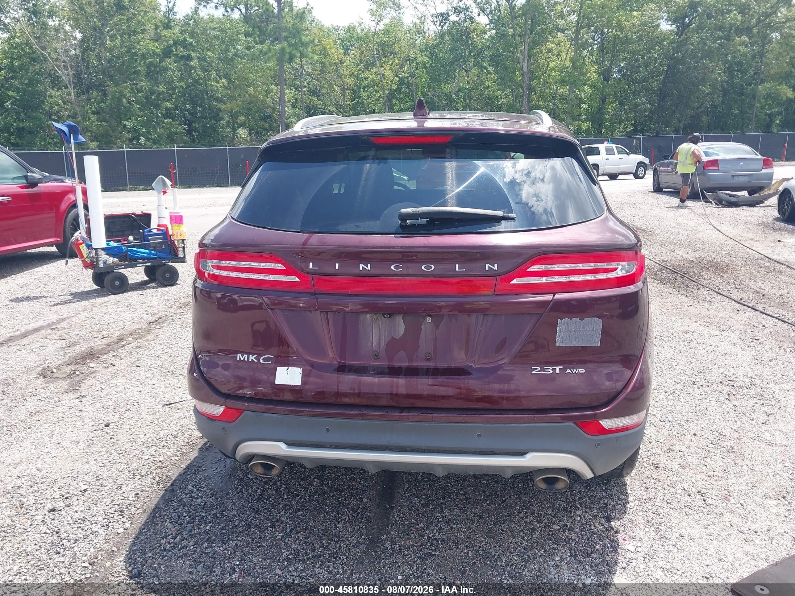 2017 Lincoln Mkc Reserve Maroon vin: 5LMTJ3DHXHUL32908