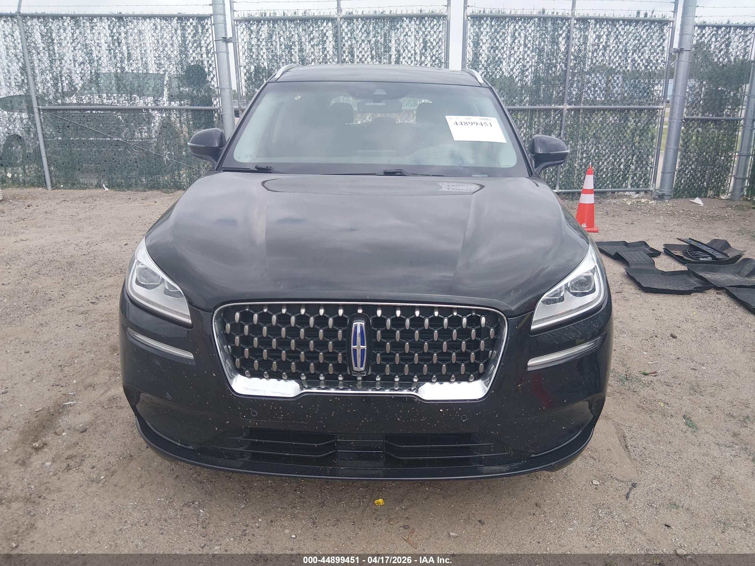 2021 Lincoln Corsair Grand Touring Черный vin: 5LMTJ5DZ9MUL27455