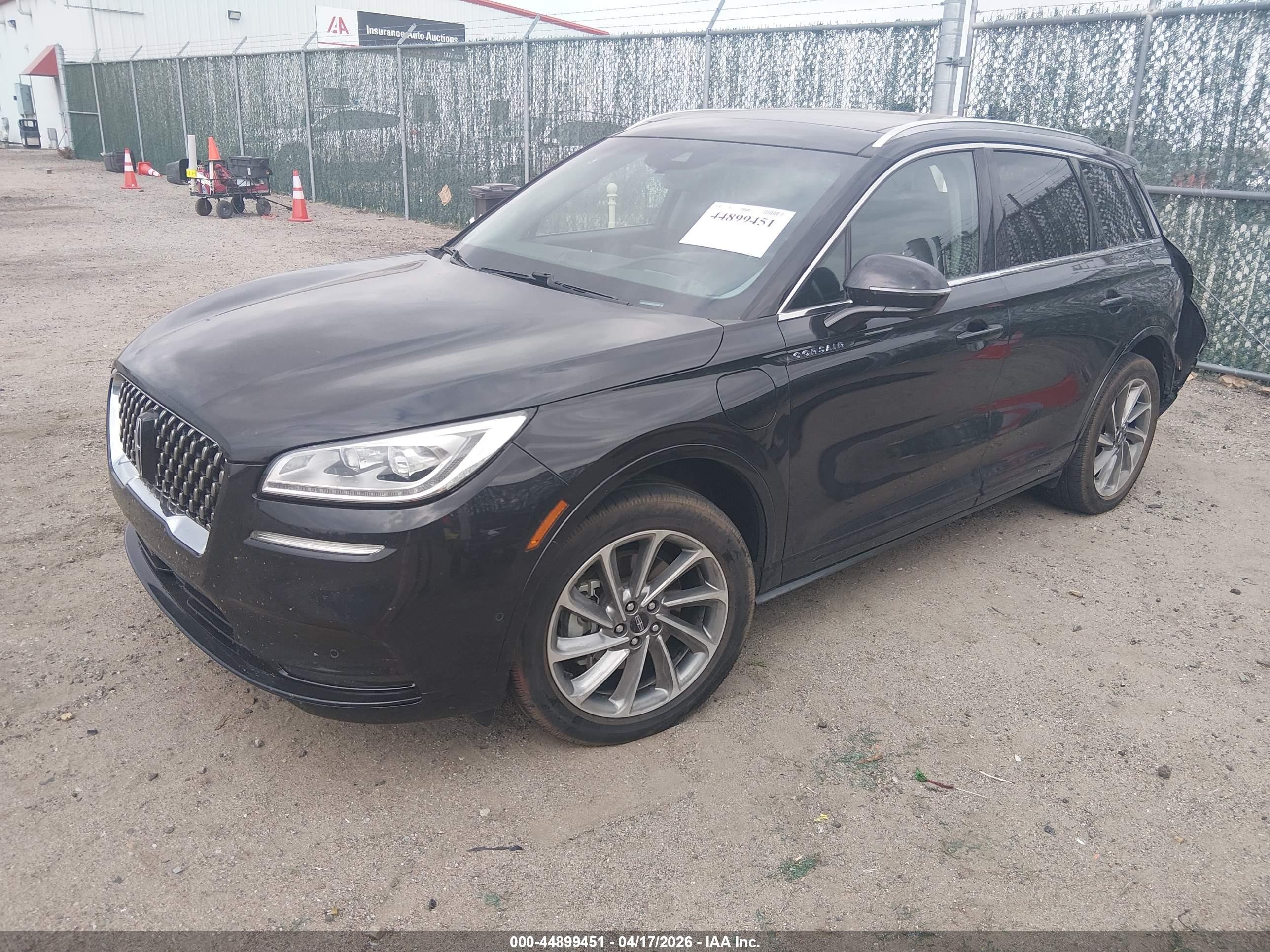 2021 Lincoln Corsair Grand Touring Черный vin: 5LMTJ5DZ9MUL27455