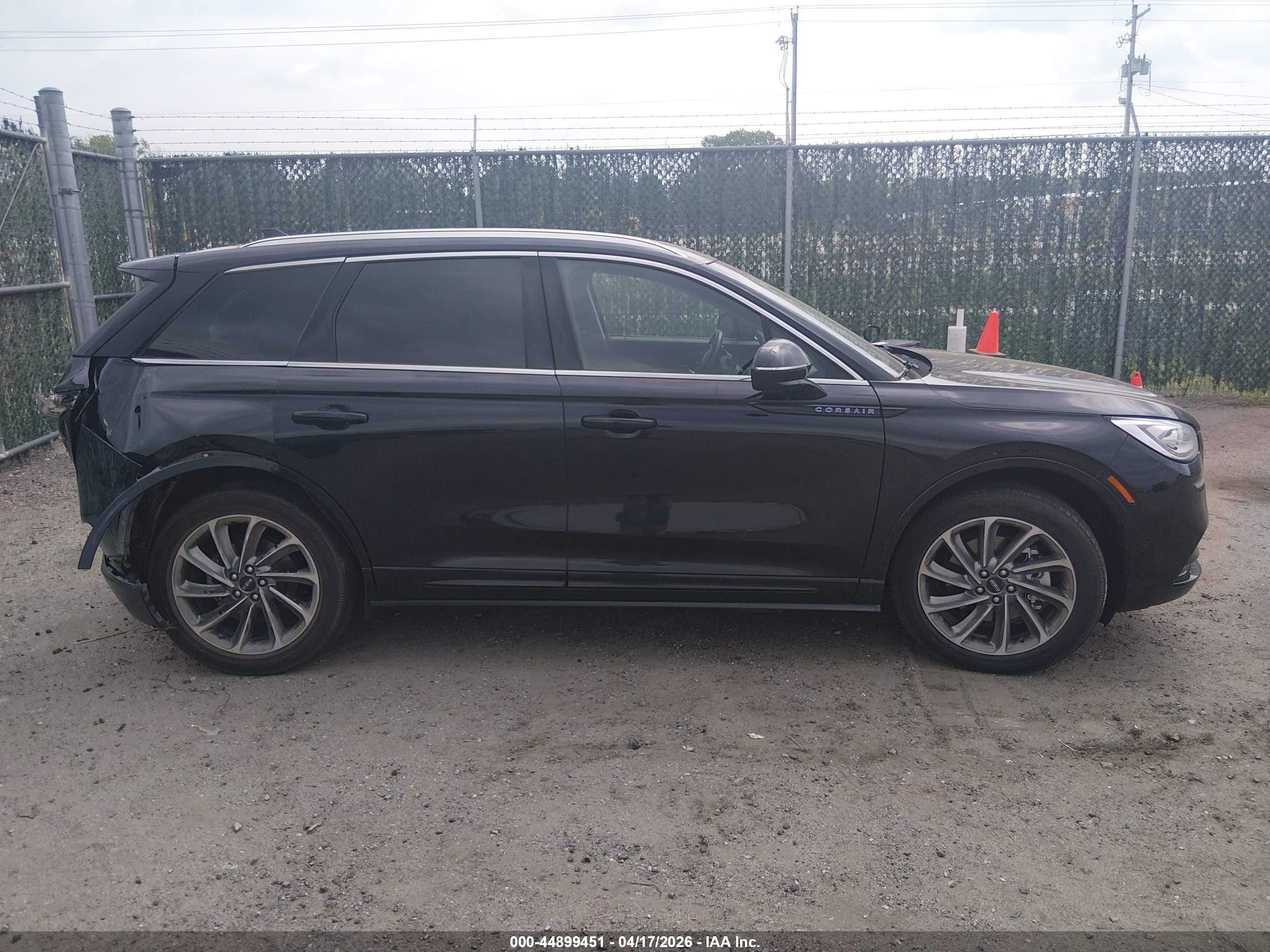 2021 Lincoln Corsair Grand Touring Черный vin: 5LMTJ5DZ9MUL27455