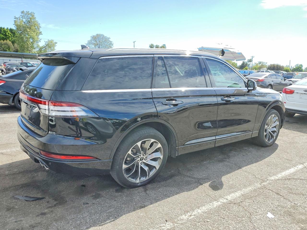 2023 Lincoln Aviator Grand Touring Black vin: 5LMYJ8XY6PNL02733