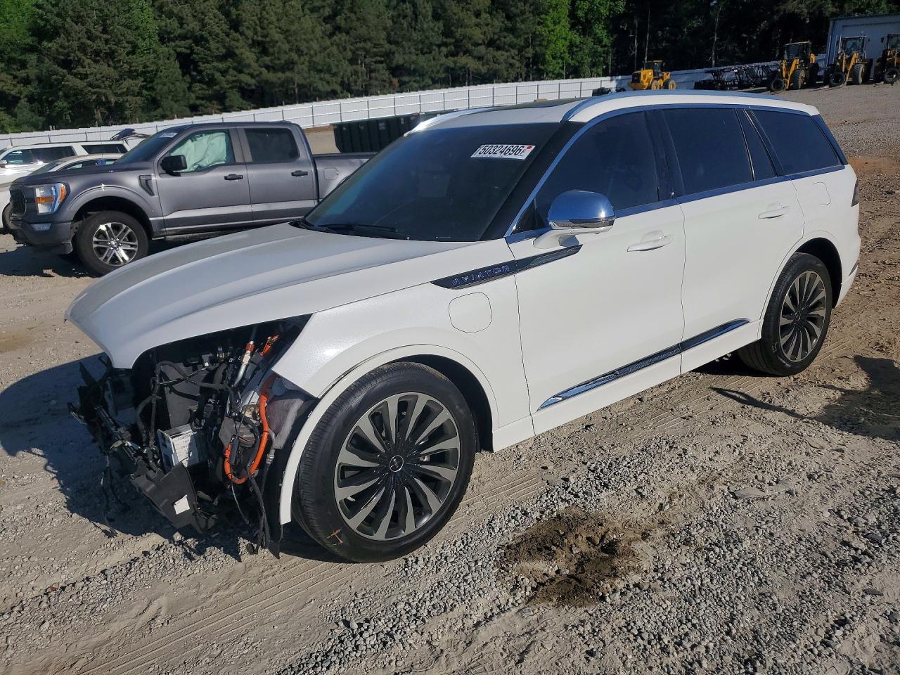 2020 Lincoln Aviator Black Label Grand Touring White vin: 5LMYJ9YY3LGL32081