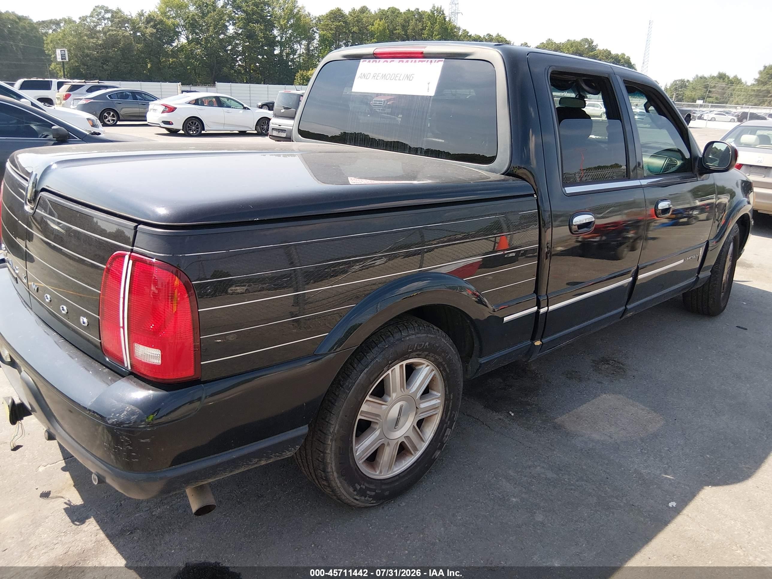 2002 Lincoln Blackwood   Black vin: 5LTEW05A92KJ03413