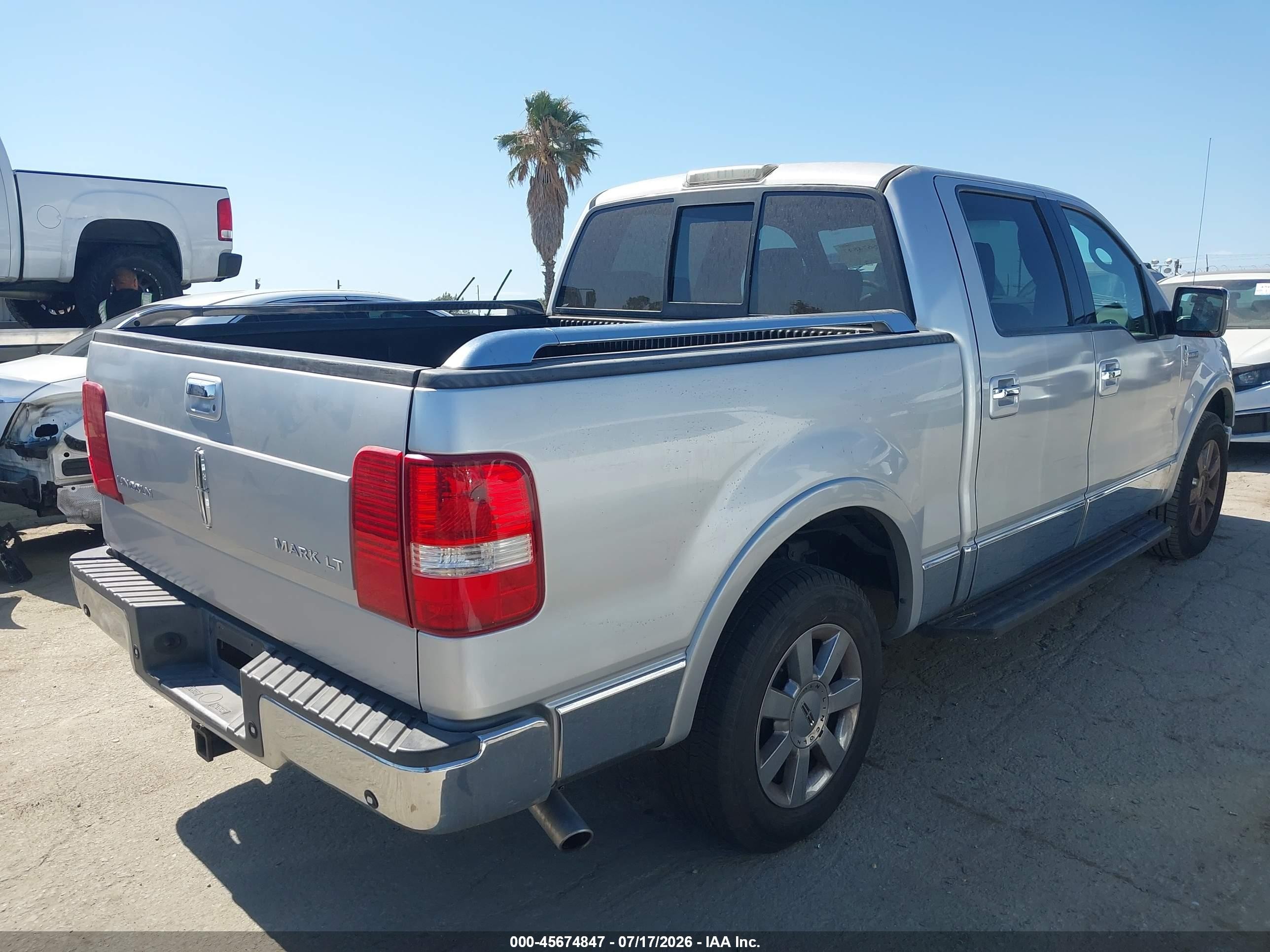 2006 Lincoln Mark Lt   Gray vin: 5LTPW16536FJ06743