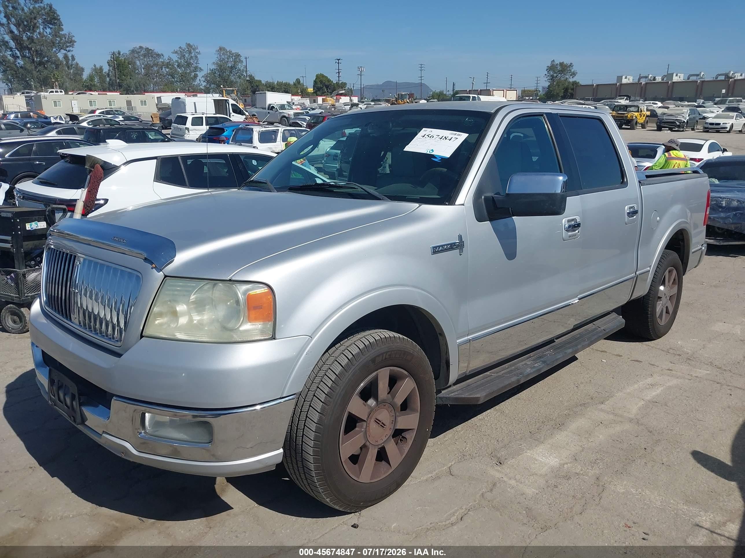 2006 Lincoln Mark Lt   Gray vin: 5LTPW16536FJ06743