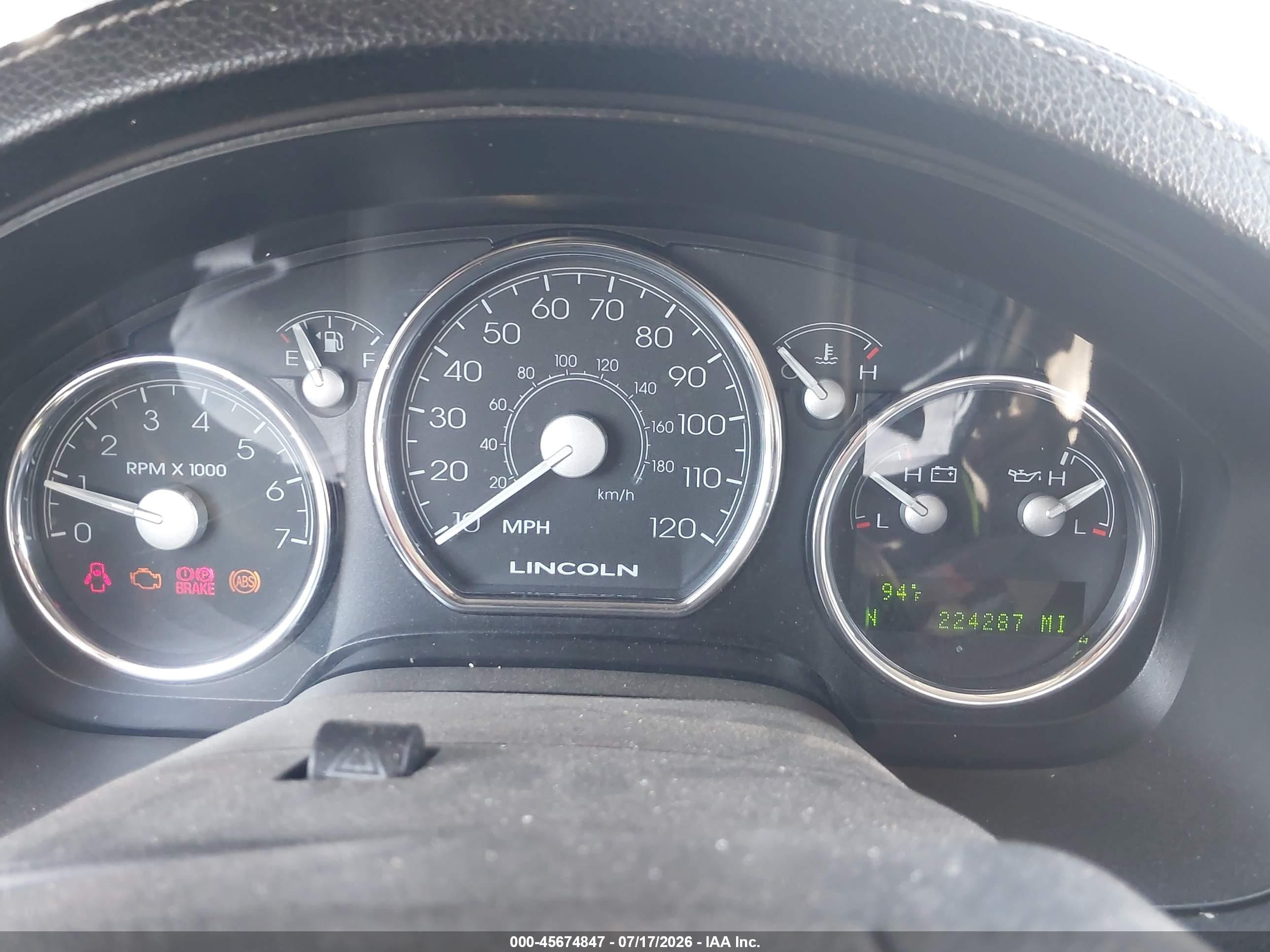 2006 Lincoln Mark Lt   Gray vin: 5LTPW16536FJ06743