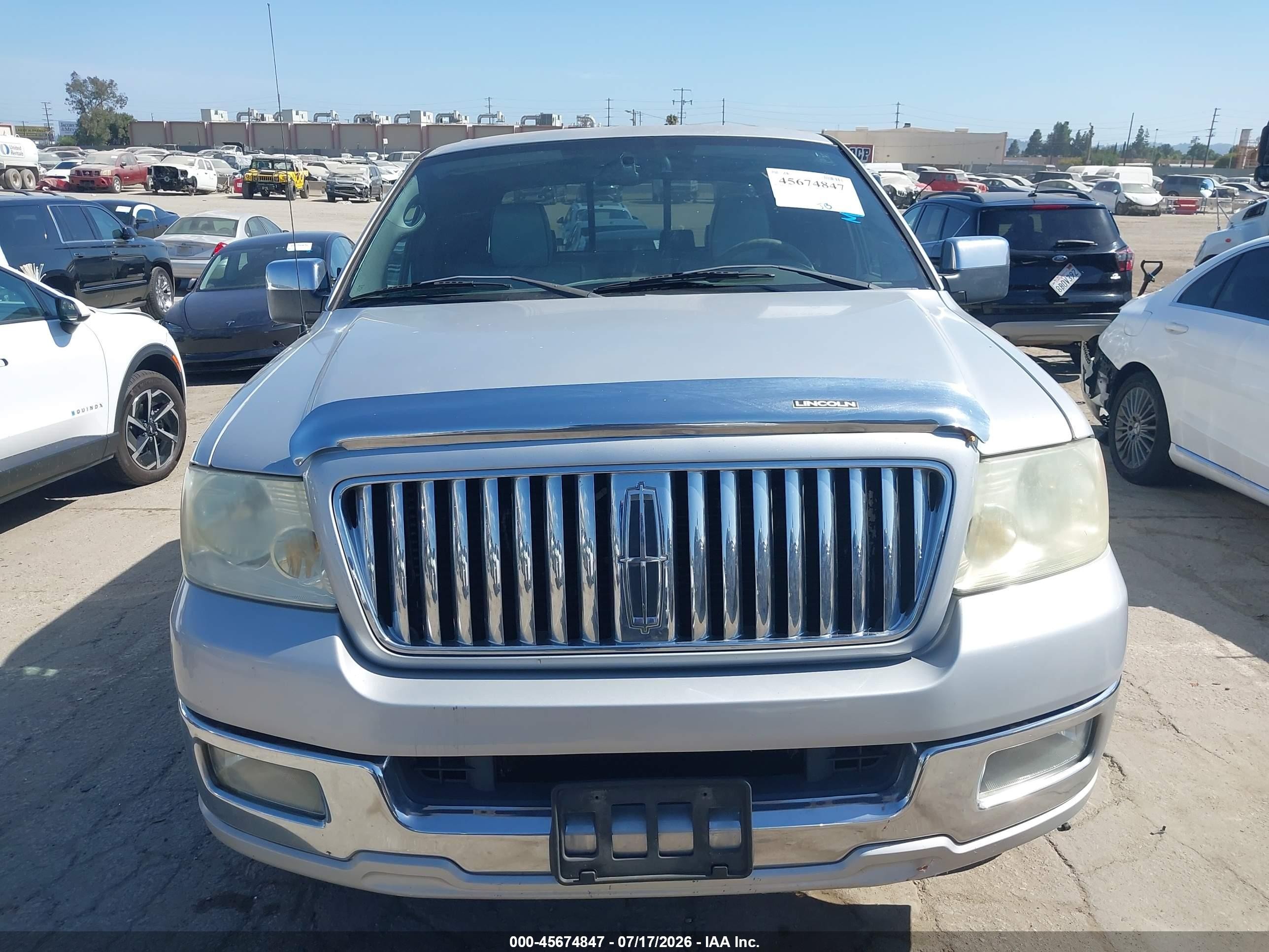 2006 Lincoln Mark Lt   Gray vin: 5LTPW16536FJ06743