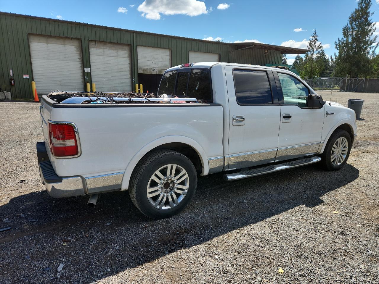 2007 Lincoln Mark Lt White vin: 5LTPW16557FJ01772 Damage: Right Rear Center Cap, Missing, Replacement Required