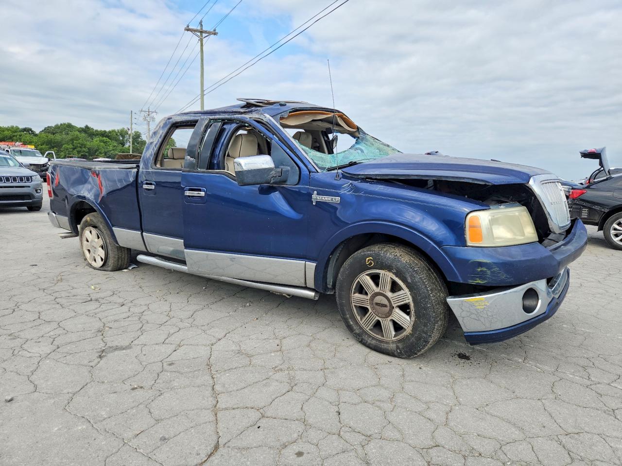 2007 Lincoln Mark Lt Blue vin: 5LTPW16577FJ10845