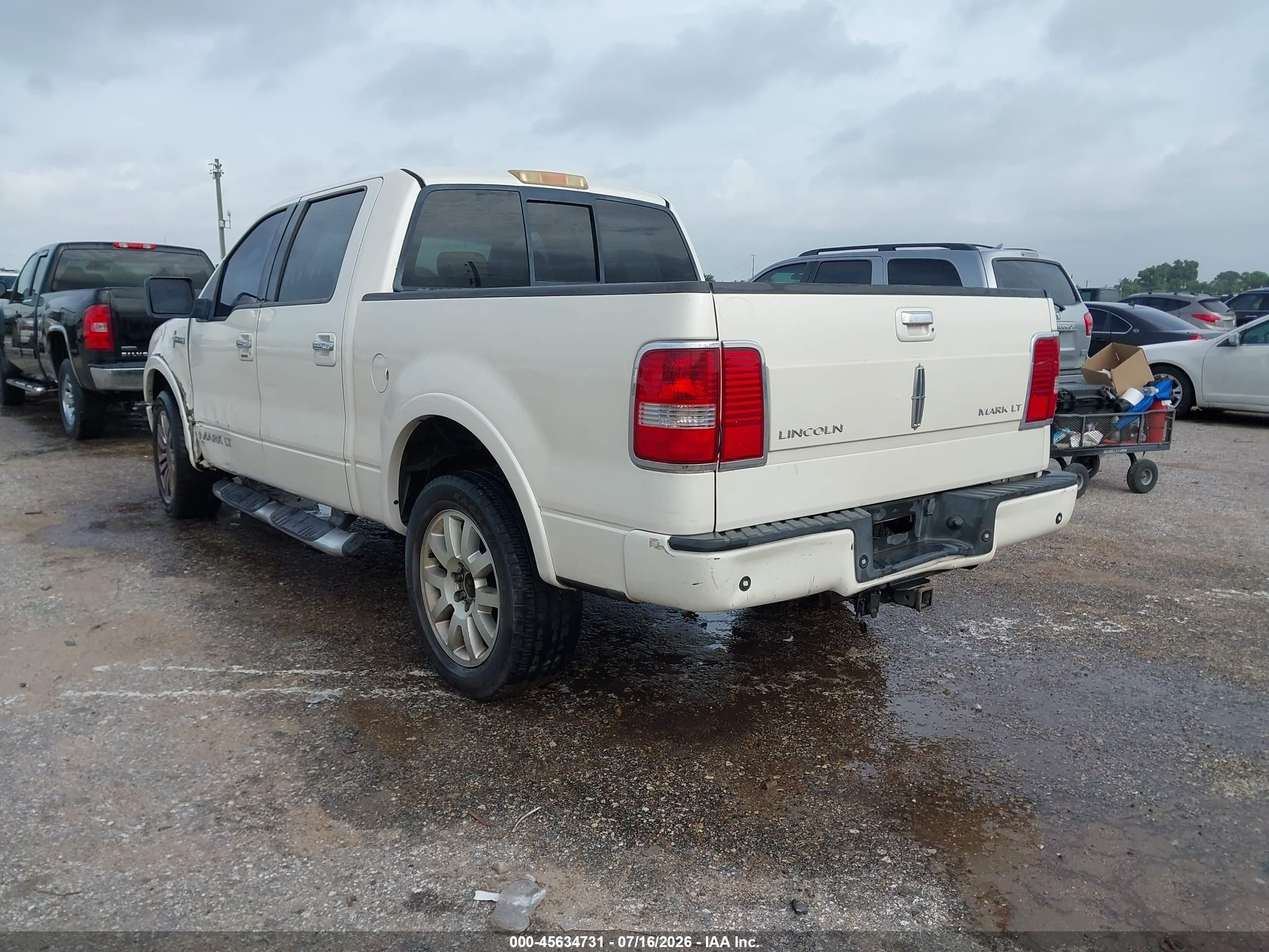 2007 Lincoln Mark Lt   Cream vin: 5LTPW16587FJ03130