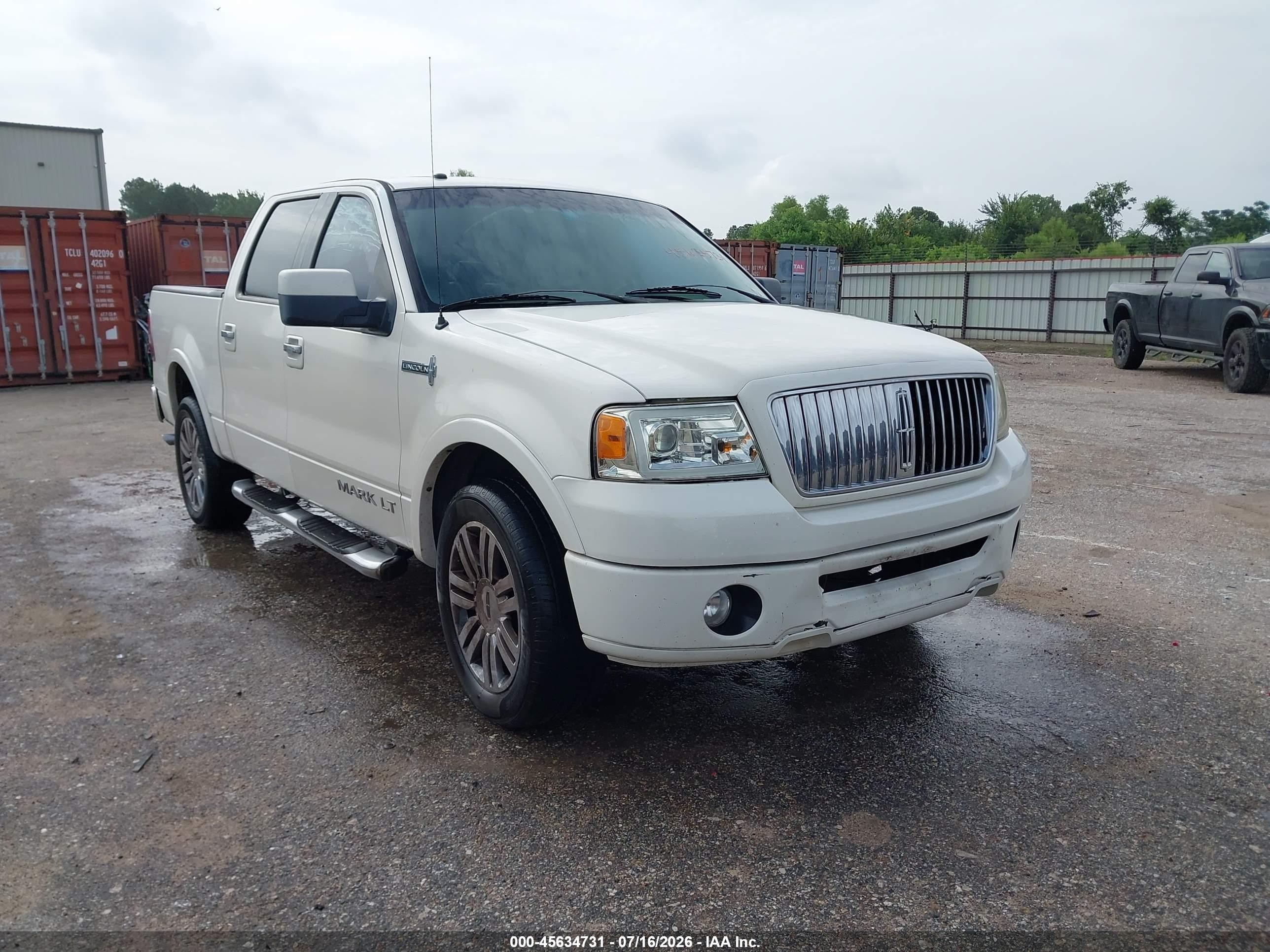 2007 Lincoln Mark Lt   Cream vin: 5LTPW16587FJ03130