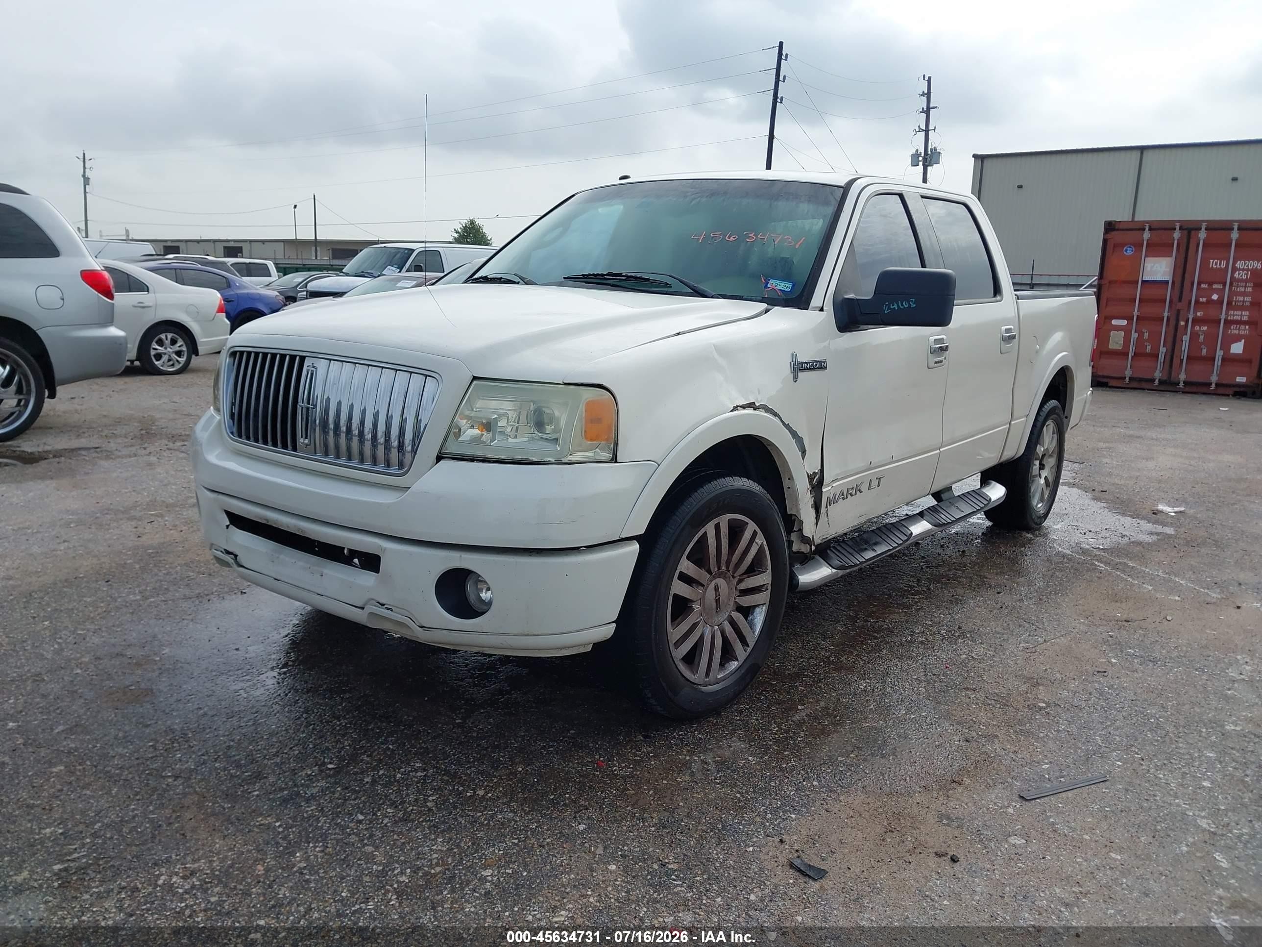 2007 Lincoln Mark Lt   Cream vin: 5LTPW16587FJ03130