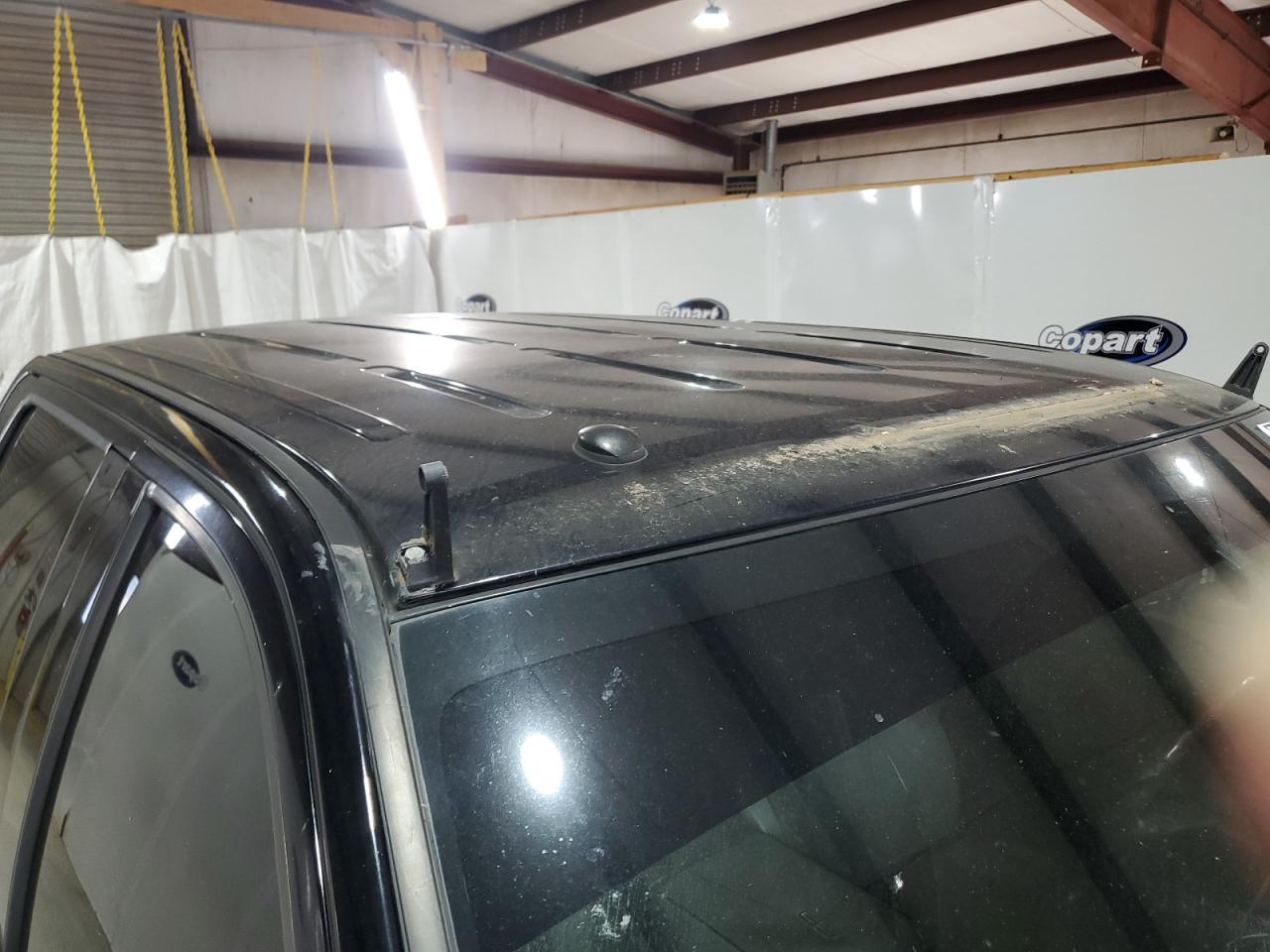 2007 Lincoln Mark Lt Black vin: 5LTPW16597FJ09857 Damage: Roof, Hole(S), 1 To 2 Inches