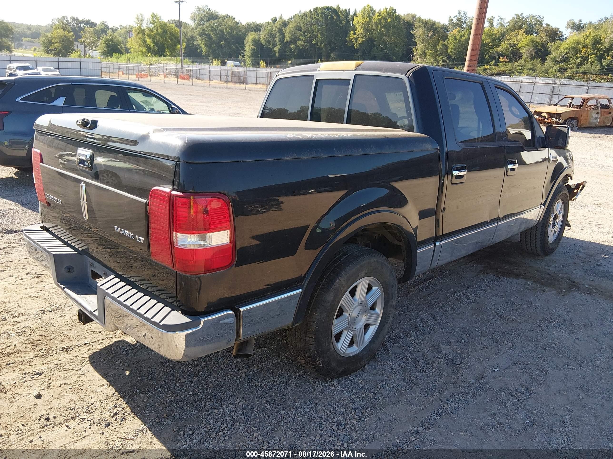 2006 Lincoln Mark Lt   Black vin: 5LTPW165X6FJ08358