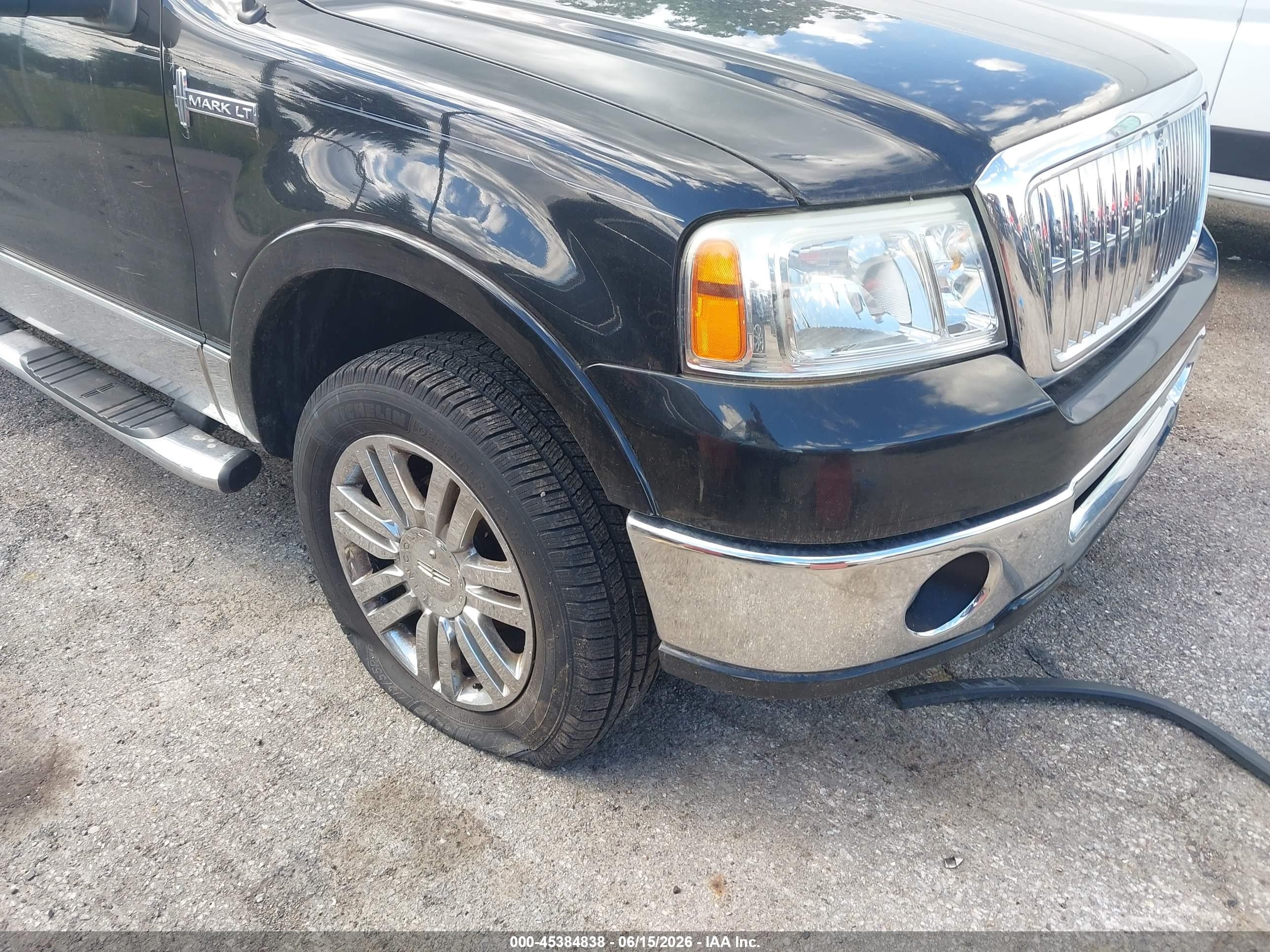 2008 Lincoln Mark Lt Black vin: 5LTPW18558FJ01964