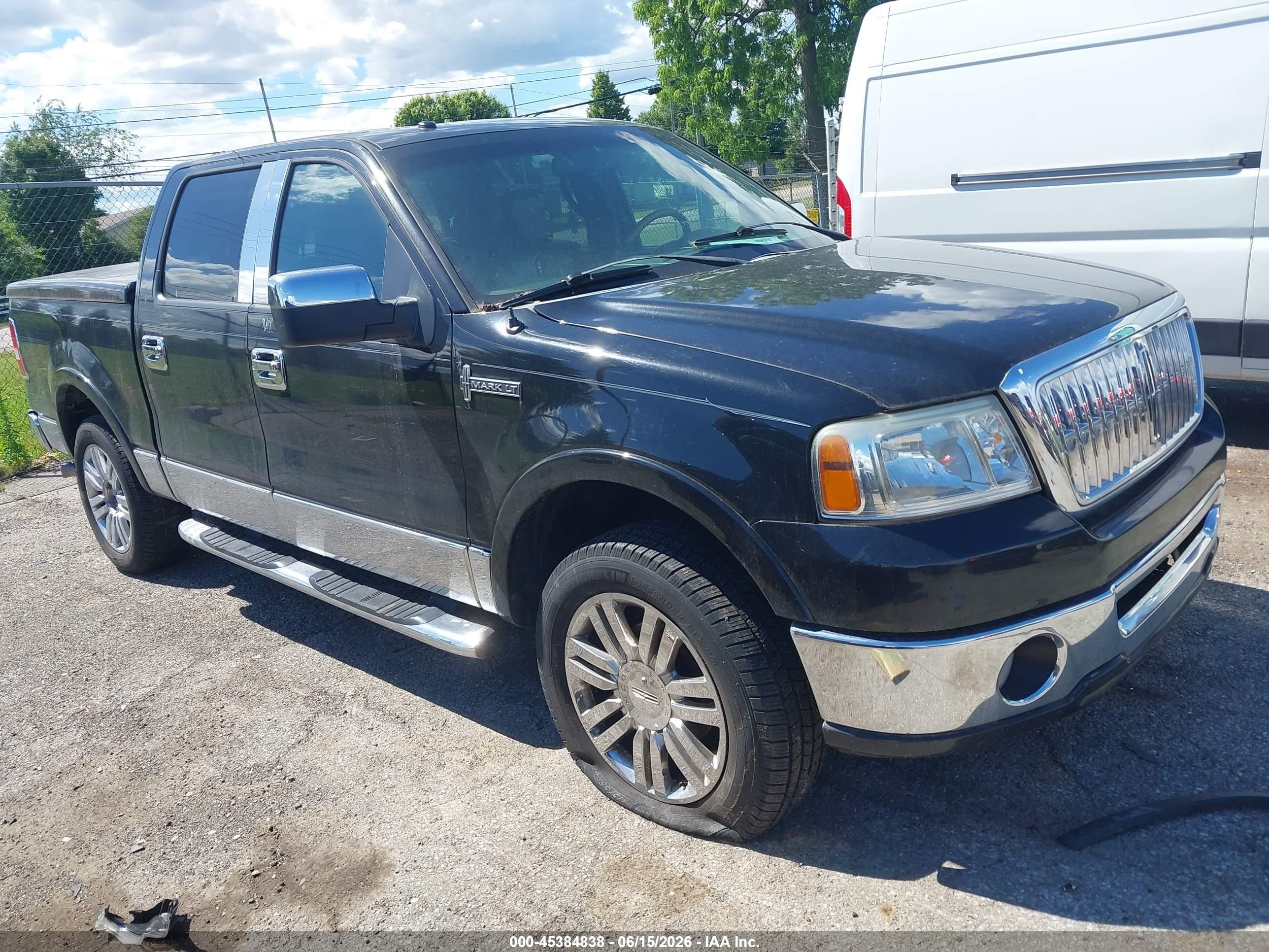 2008 Lincoln Mark Lt Black vin: 5LTPW18558FJ01964