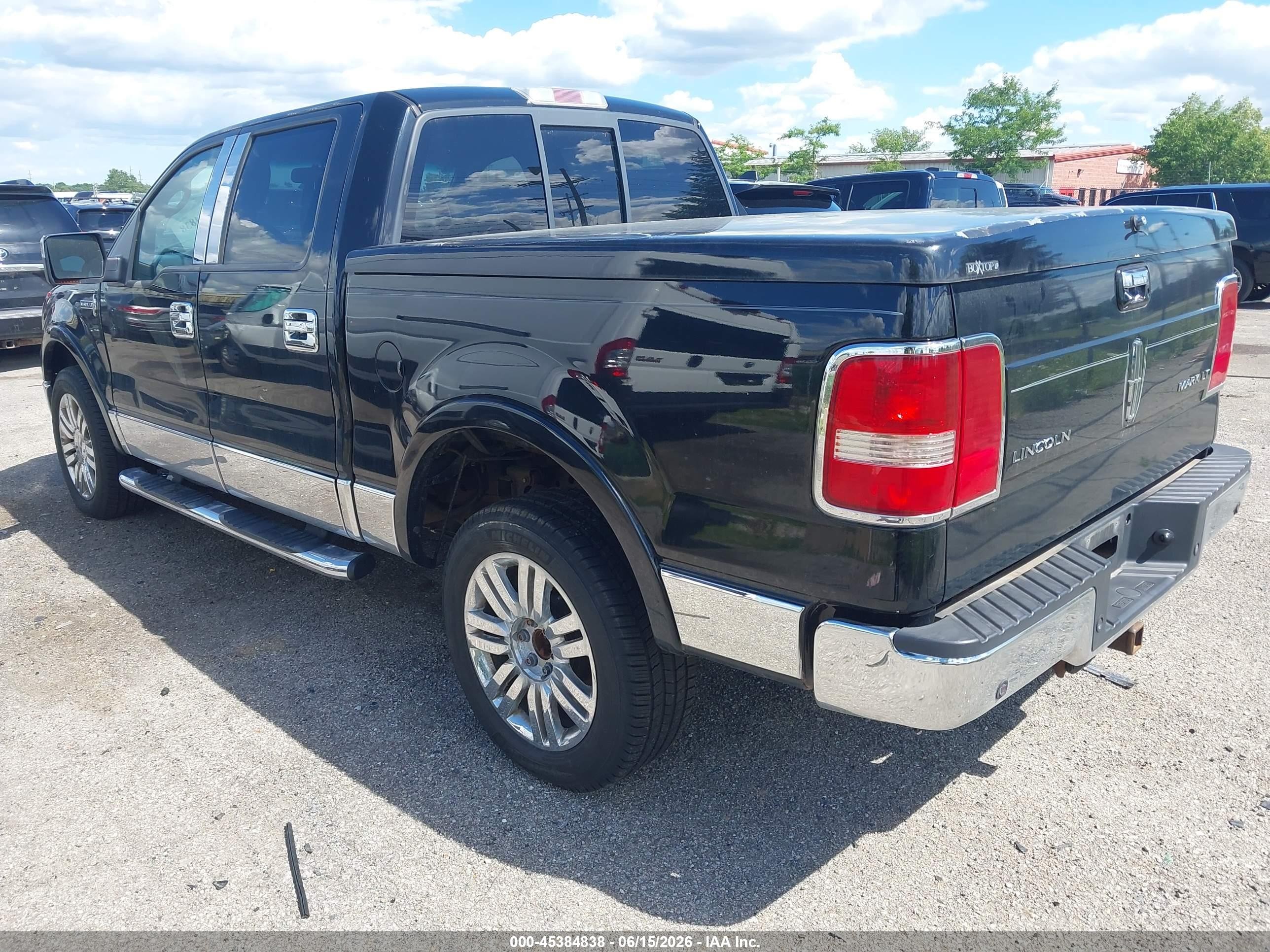 2008 Lincoln Mark Lt Black vin: 5LTPW18558FJ01964
