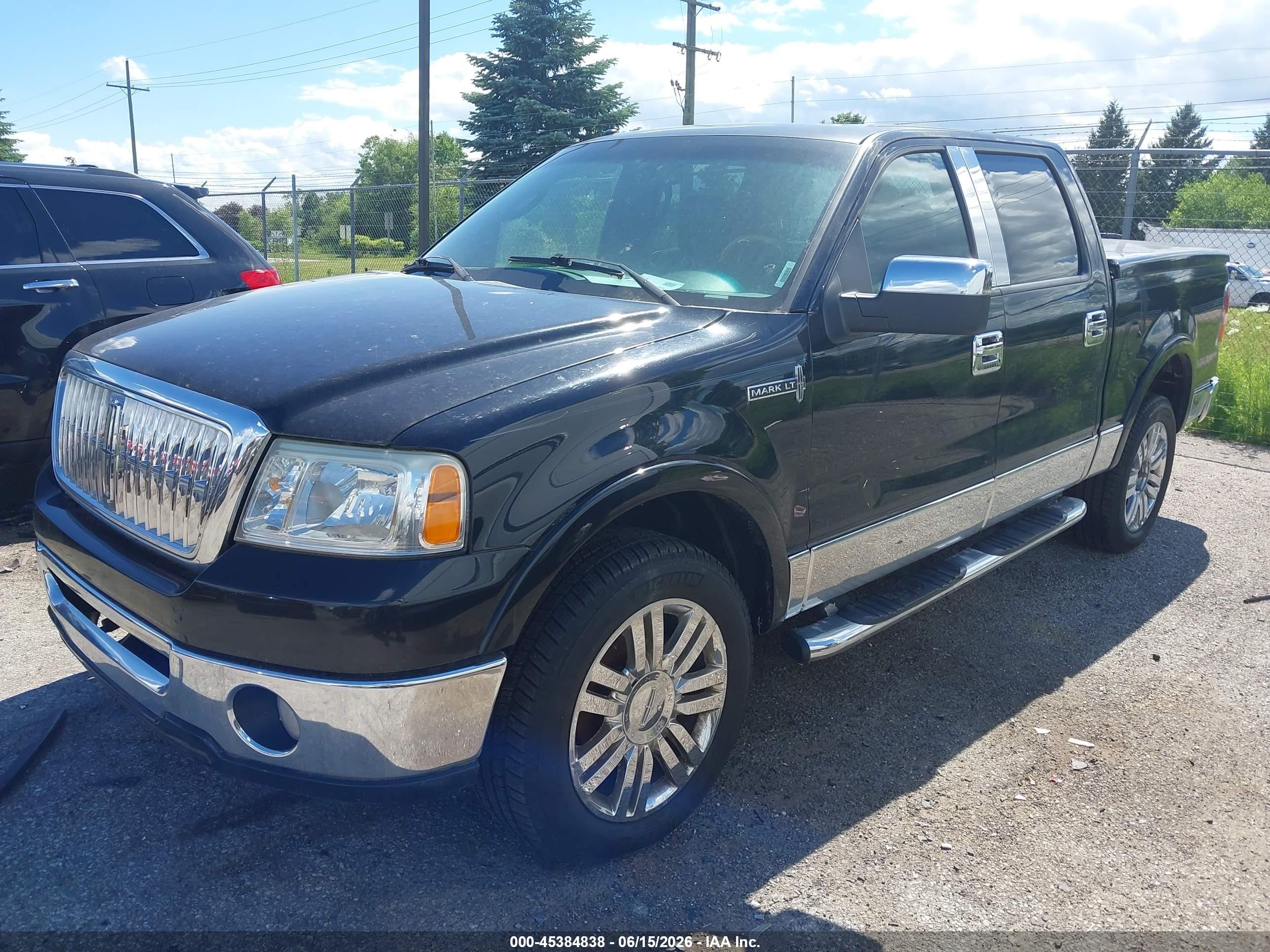 2008 Lincoln Mark Lt Black vin: 5LTPW18558FJ01964