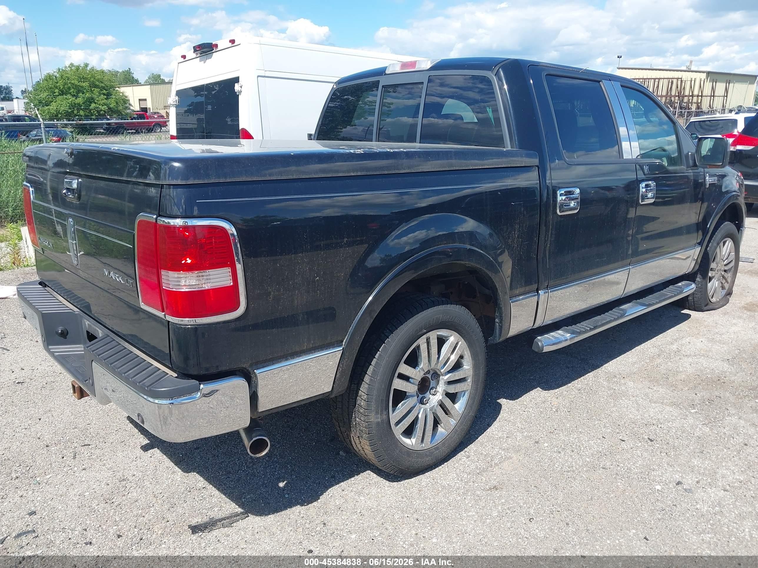 2008 Lincoln Mark Lt Black vin: 5LTPW18558FJ01964