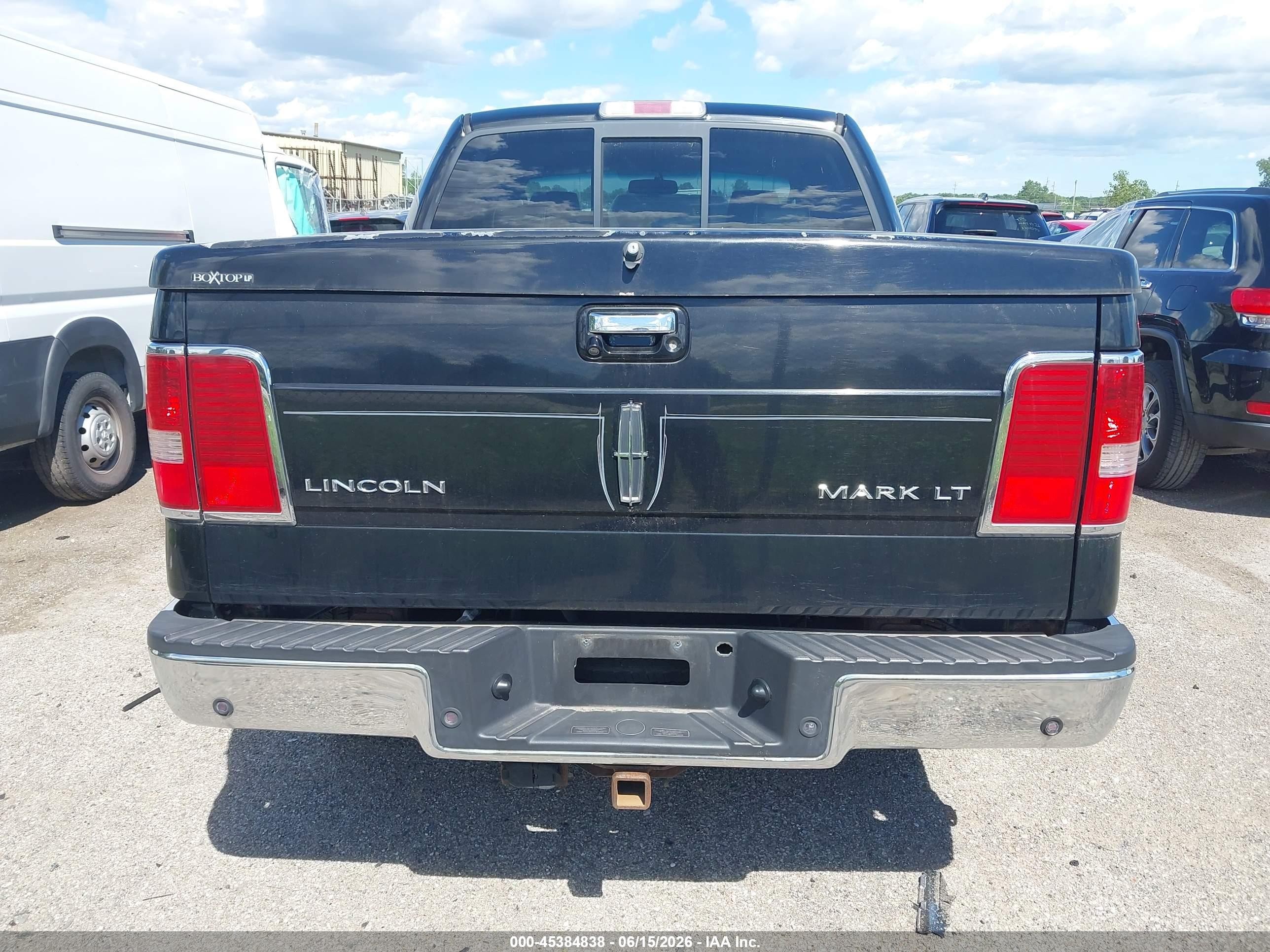 2008 Lincoln Mark Lt Black vin: 5LTPW18558FJ01964