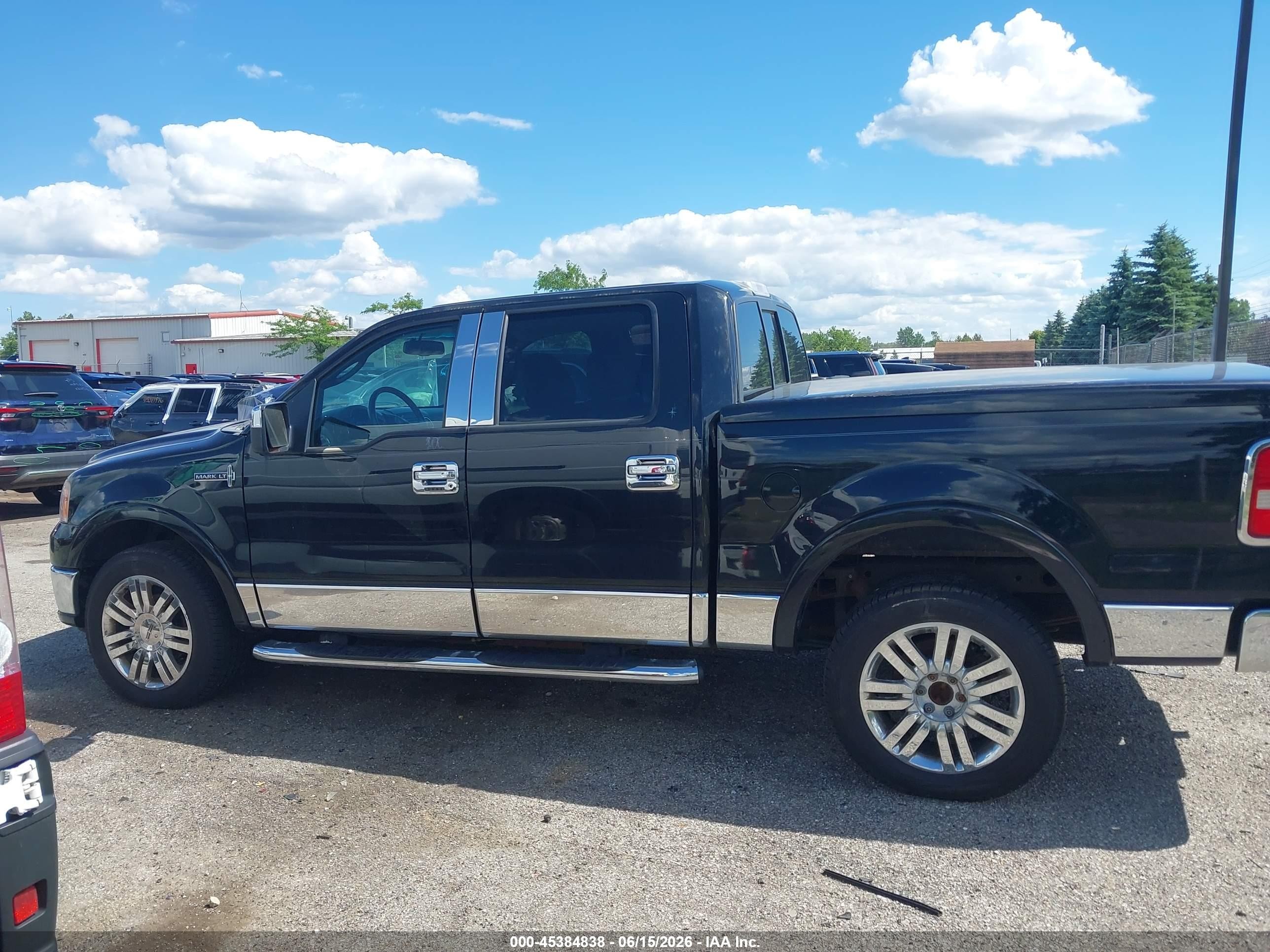2008 Lincoln Mark Lt Black vin: 5LTPW18558FJ01964
