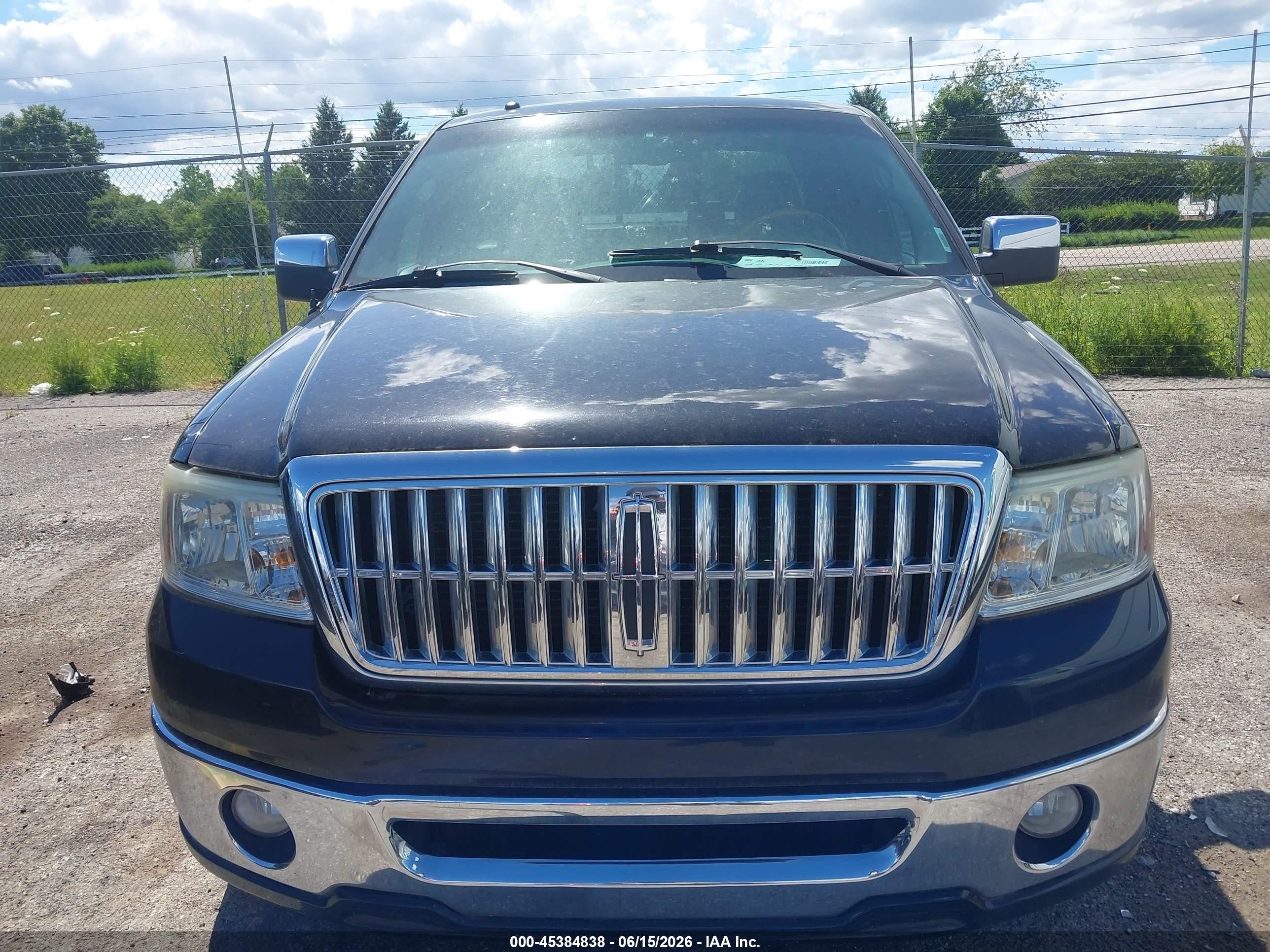 2008 Lincoln Mark Lt Black vin: 5LTPW18558FJ01964