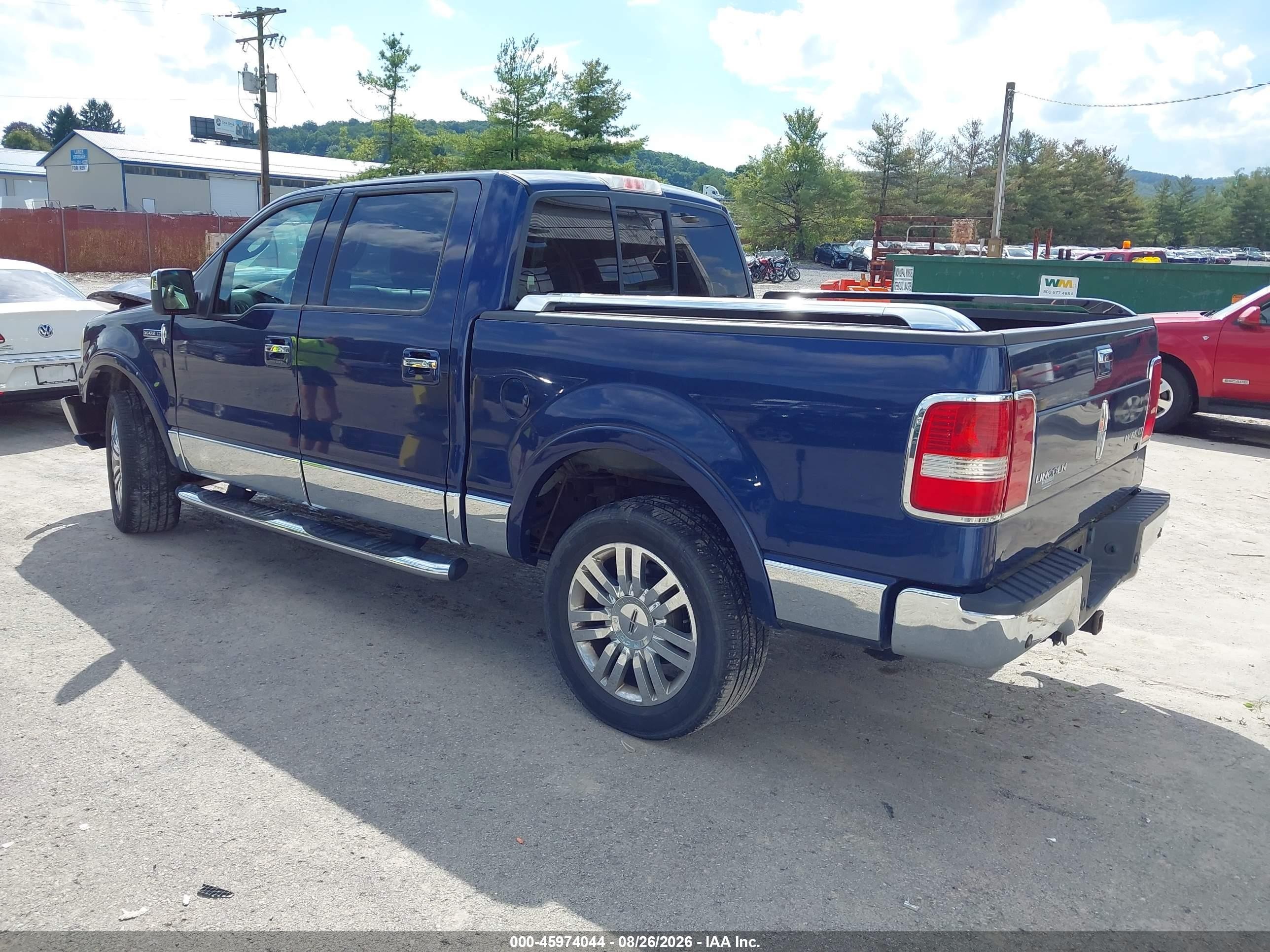 2007 Lincoln Mark Lt   Blue vin: 5LTPW18587FJ10611