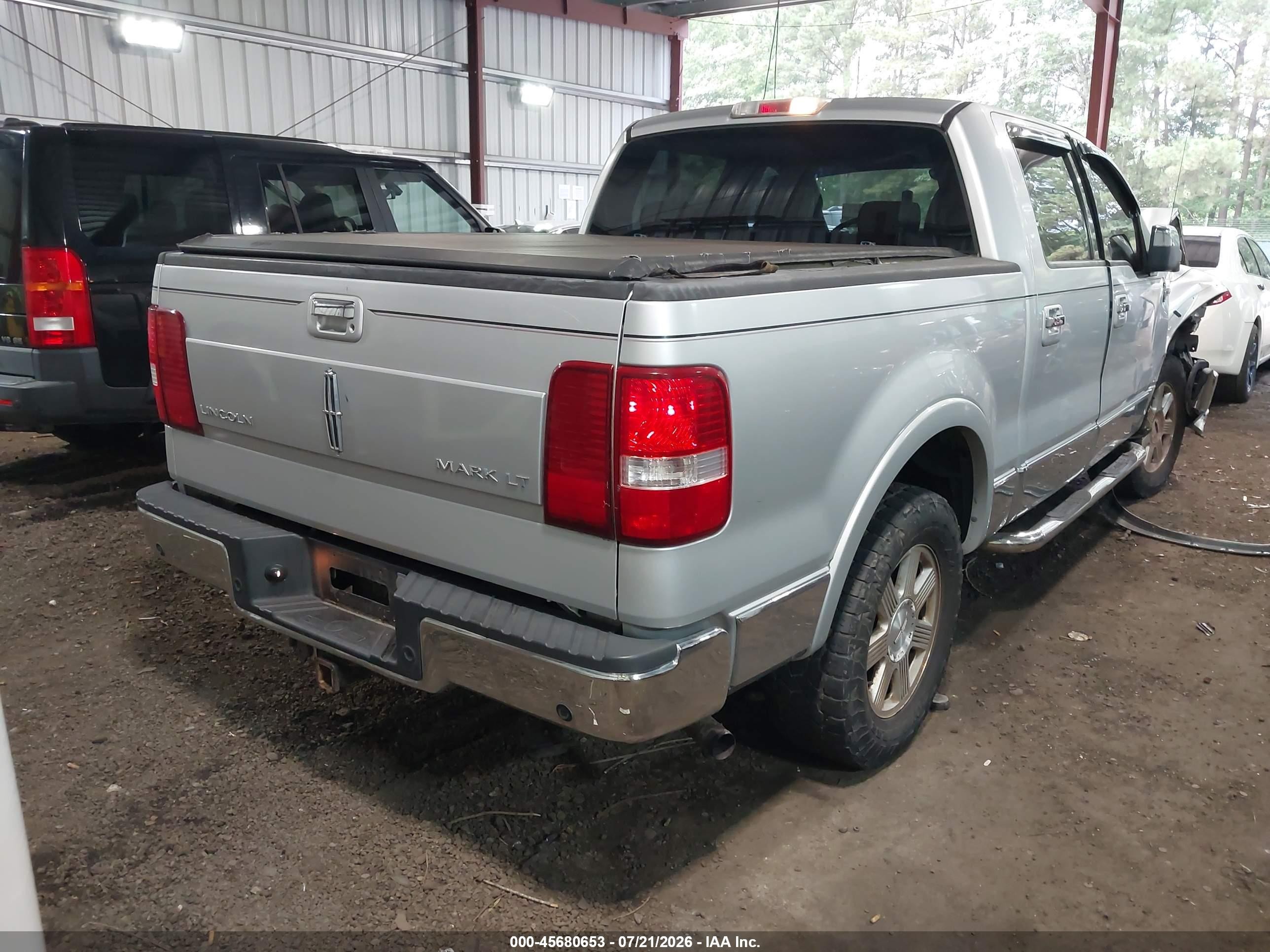2006 Lincoln Mark Lt   Silver vin: 5LTPW185X6FJ02864