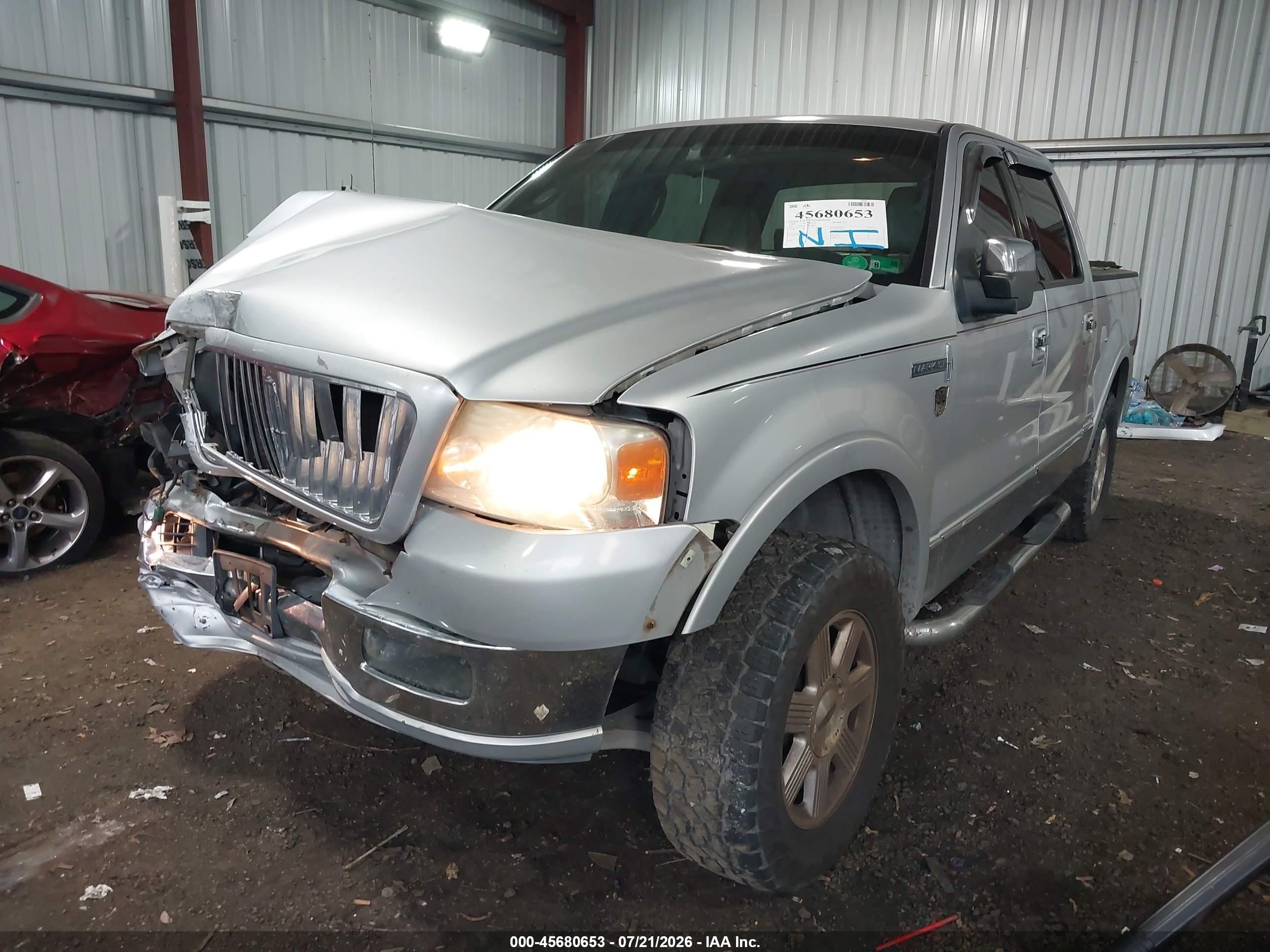 2006 Lincoln Mark Lt   Silver vin: 5LTPW185X6FJ02864