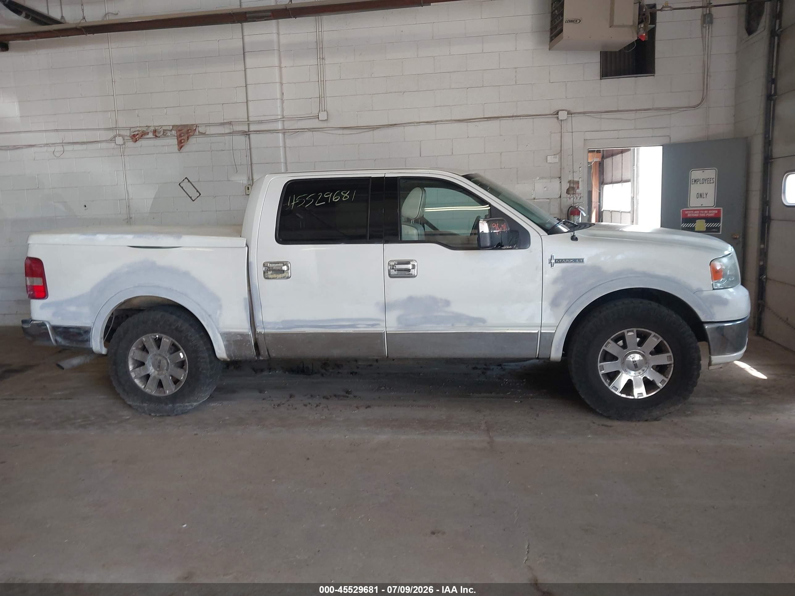 2006 Lincoln Mark Lt Белый vin: 5LTPW185X6FJ16165