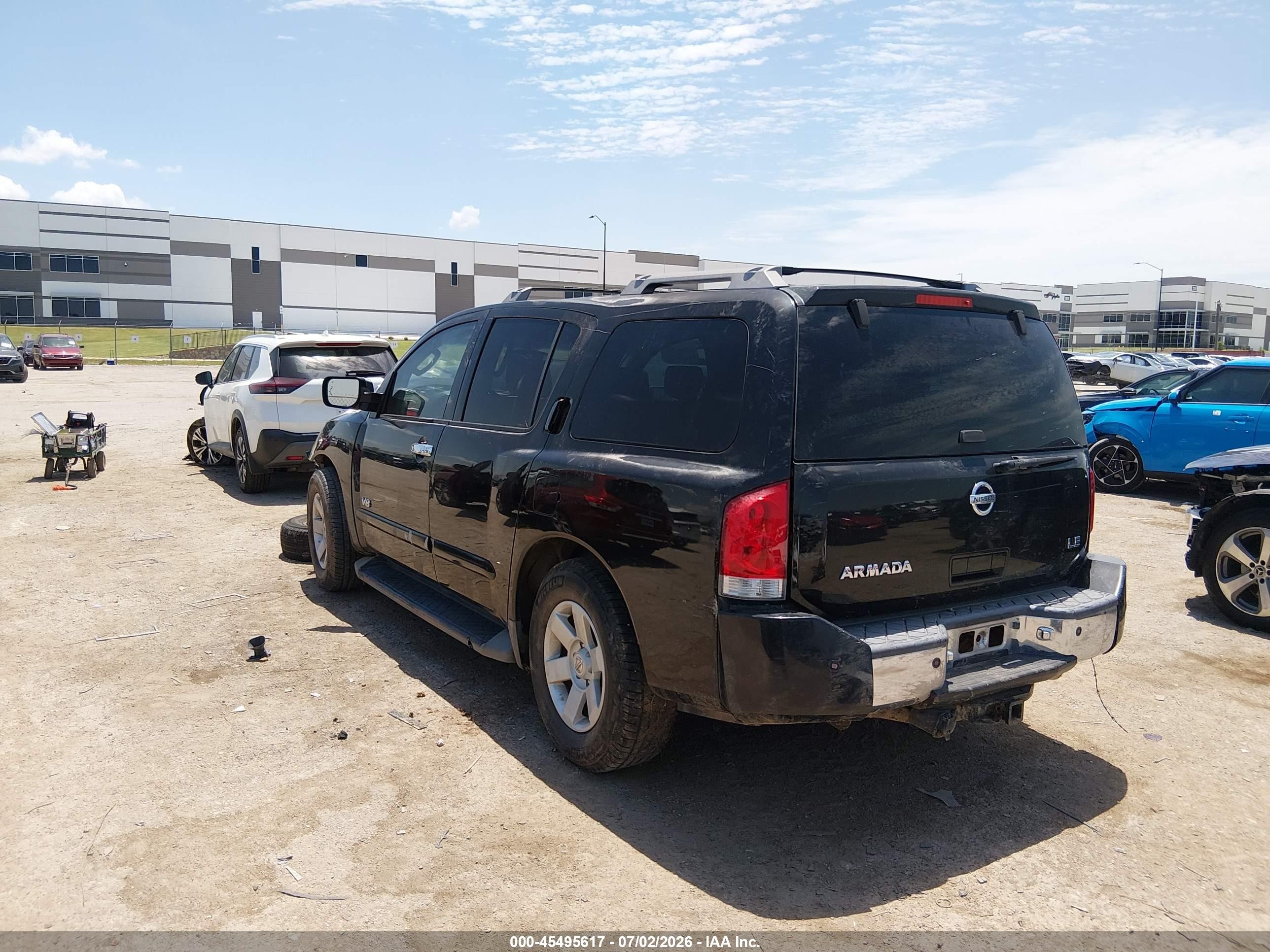 2006 Nissan Armada Le Black vin: 5N1AA08A16N715665