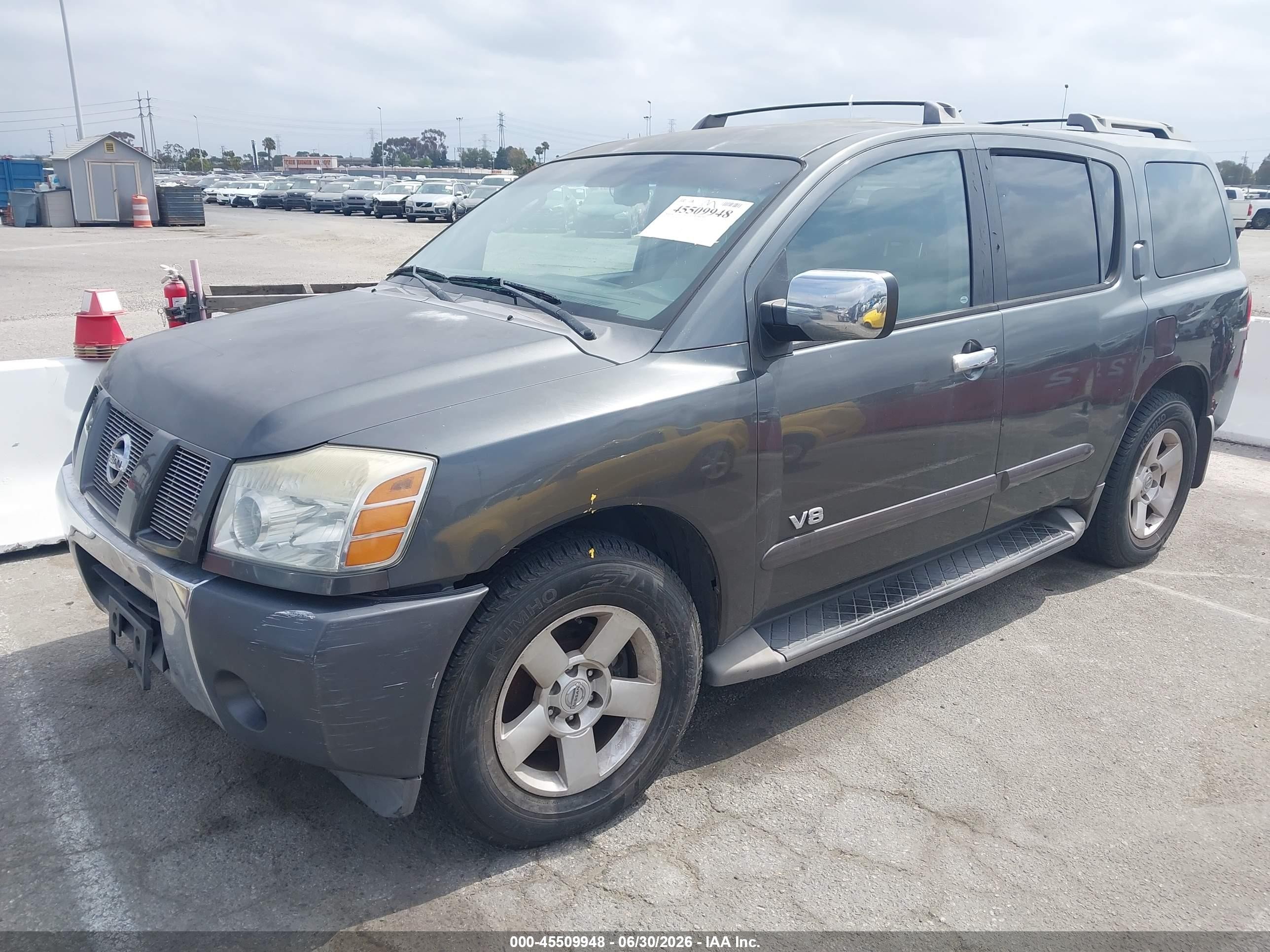 2007 Nissan Armada Se Gray vin: 5N1AA08A27N714882
