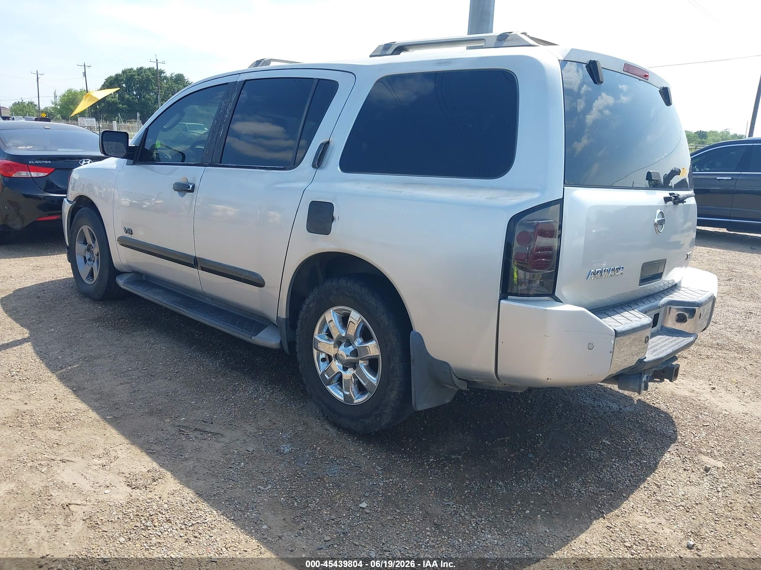 2005 Nissan Armada Se Silver vin: 5N1AA08A35N712233