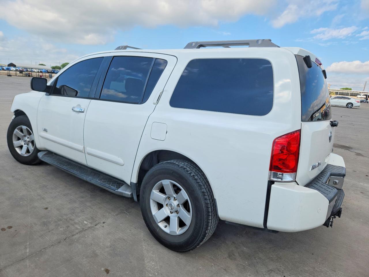 2005 Nissan Armada Se White vin: 5N1AA08A45N717800