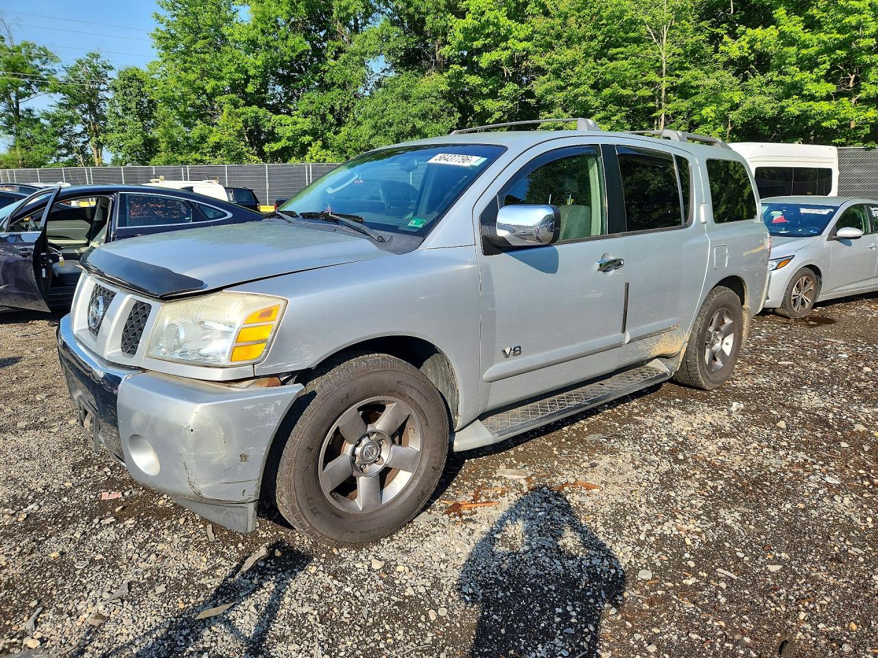 2005 Nissan Armada Se Silver vin: 5N1AA08A65N718236