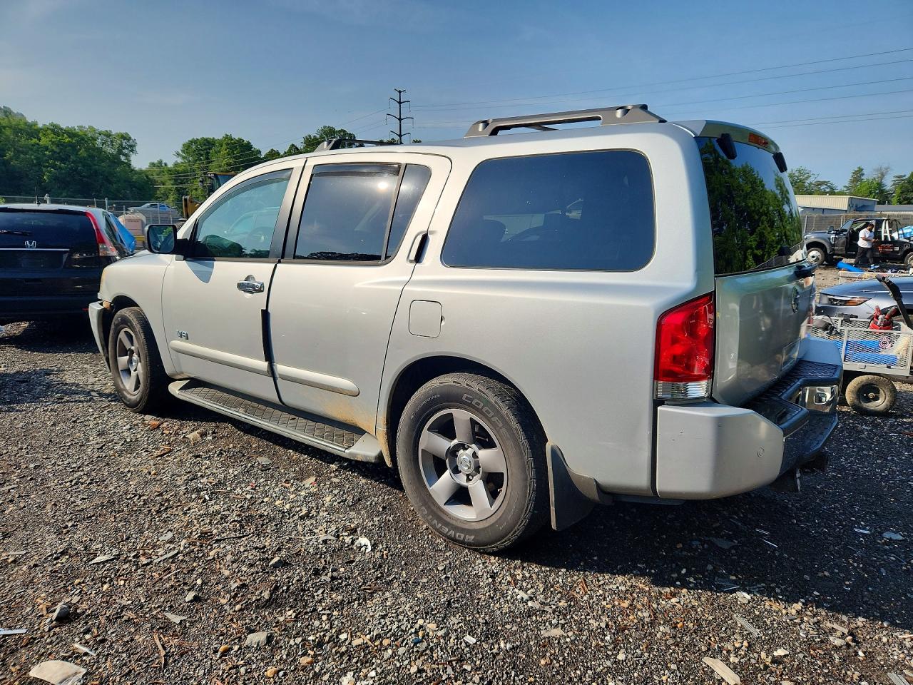 2005 Nissan Armada Se Silver vin: 5N1AA08A65N718236