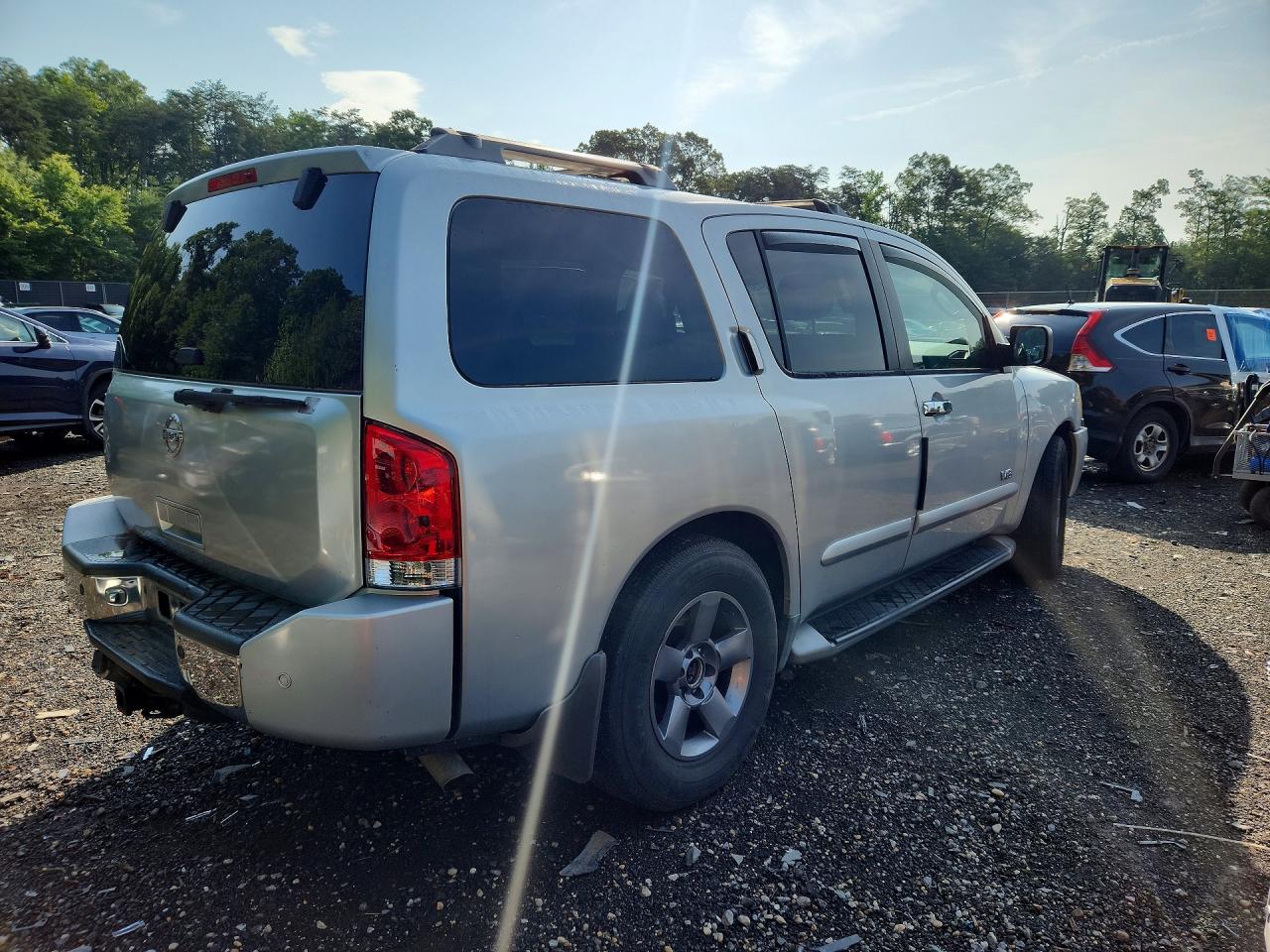 2005 Nissan Armada Se Silver vin: 5N1AA08A65N718236