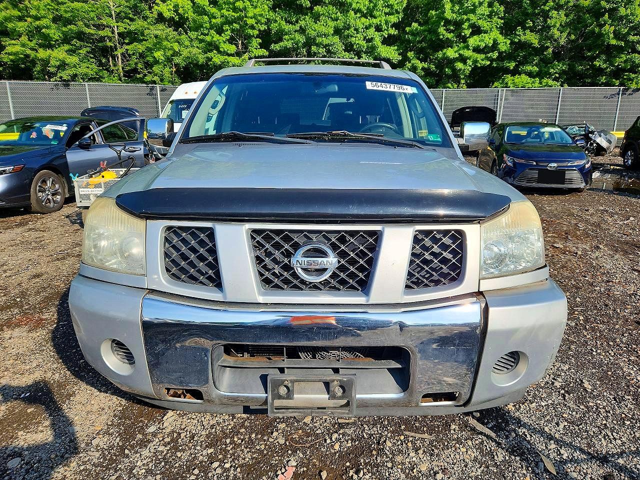 2005 Nissan Armada Se Silver vin: 5N1AA08A65N718236