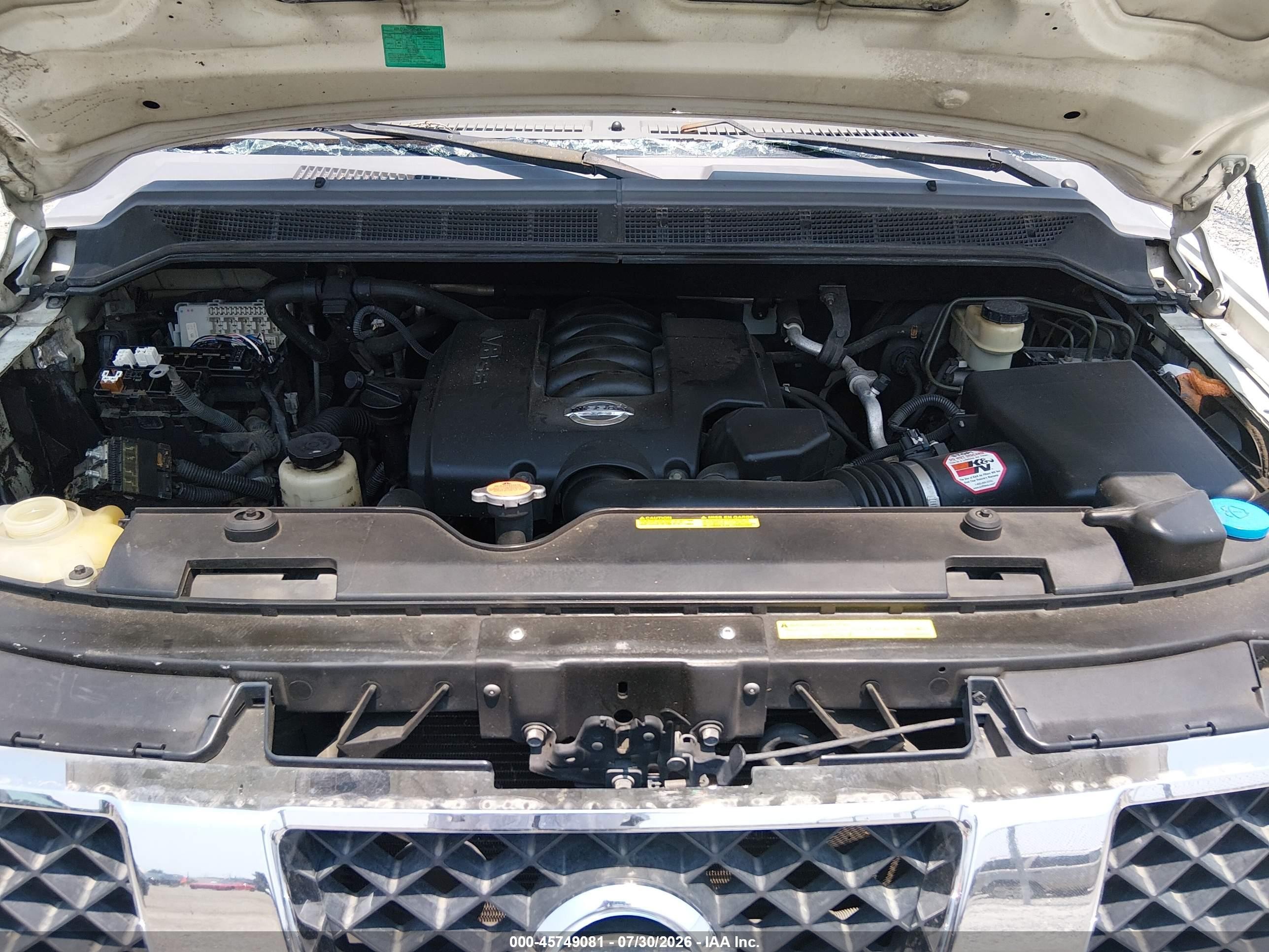 2006 Nissan Armada Le White vin: 5N1AA08A66N737757