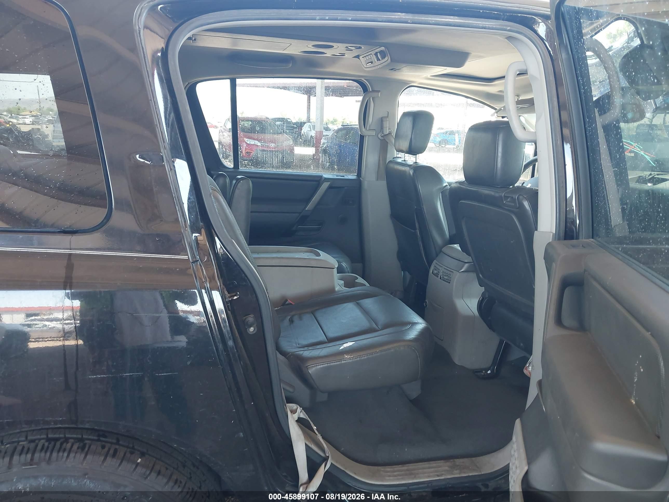 2004 Nissan Pathfinder Armada Le Black vin: 5N1AA08A74N709768